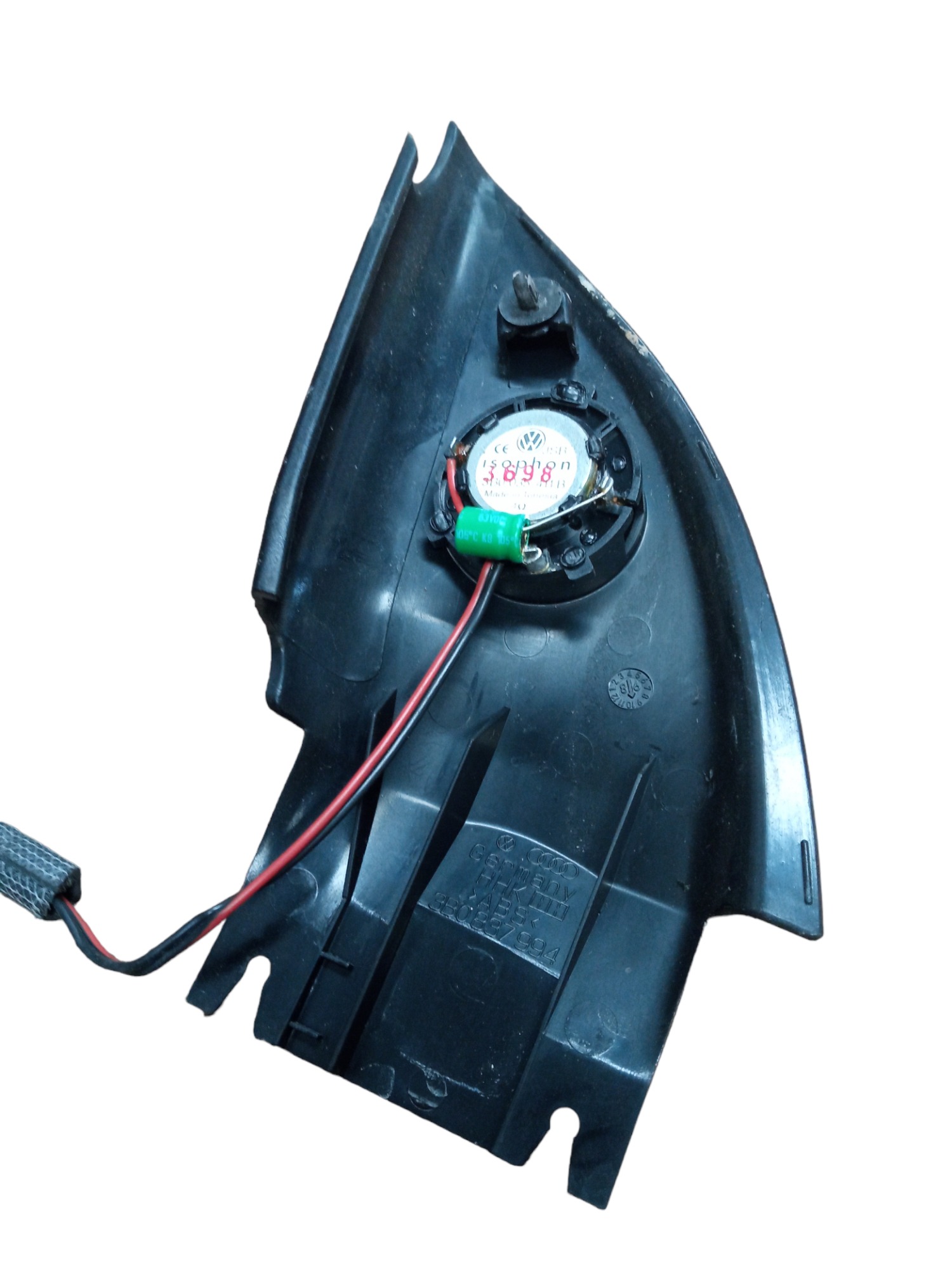 Acabamento Interno Retrovisor Direito Vw Passat 1999/2004 Preto 3