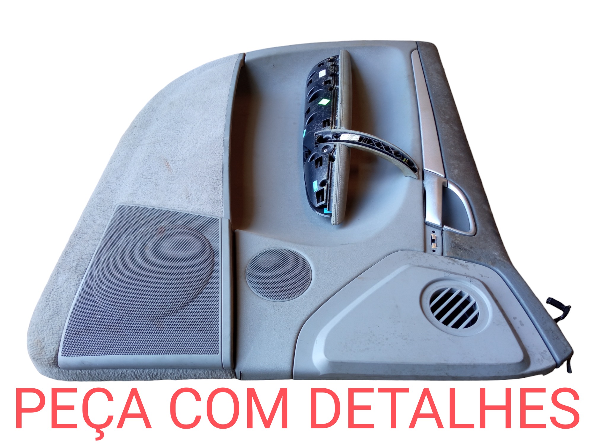 Forro Porta Dianteira Esquerda Porsche Cayenne 2009 Original Cinza 3
