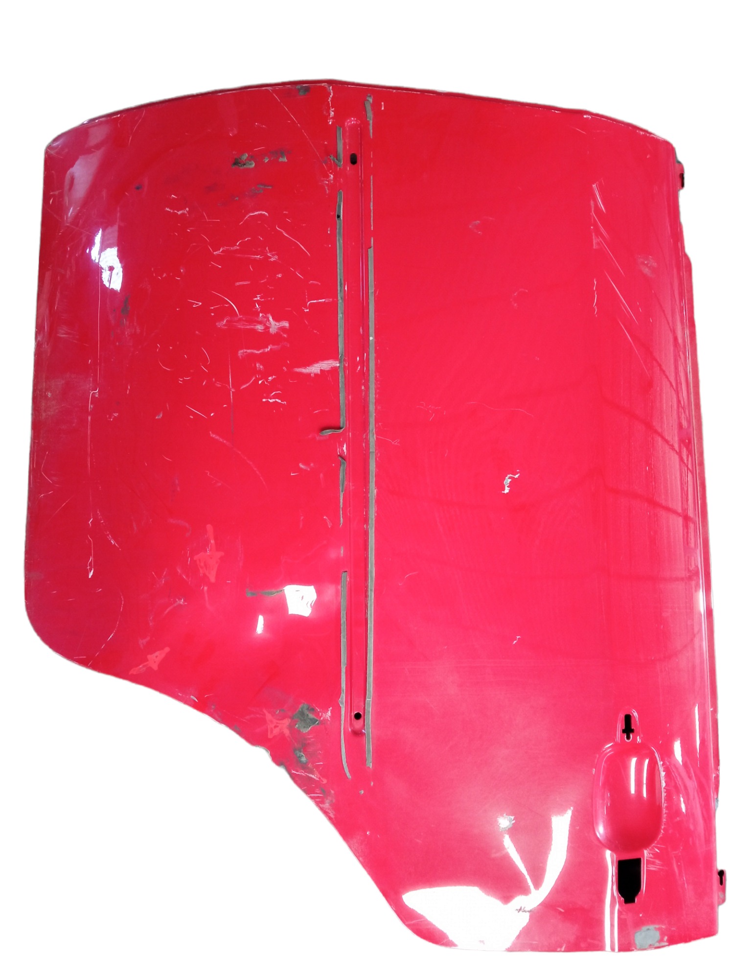 Porta Traseira Esquerda Fiat Idea 2006 2007 2008 2009 2010 Vermelho 8