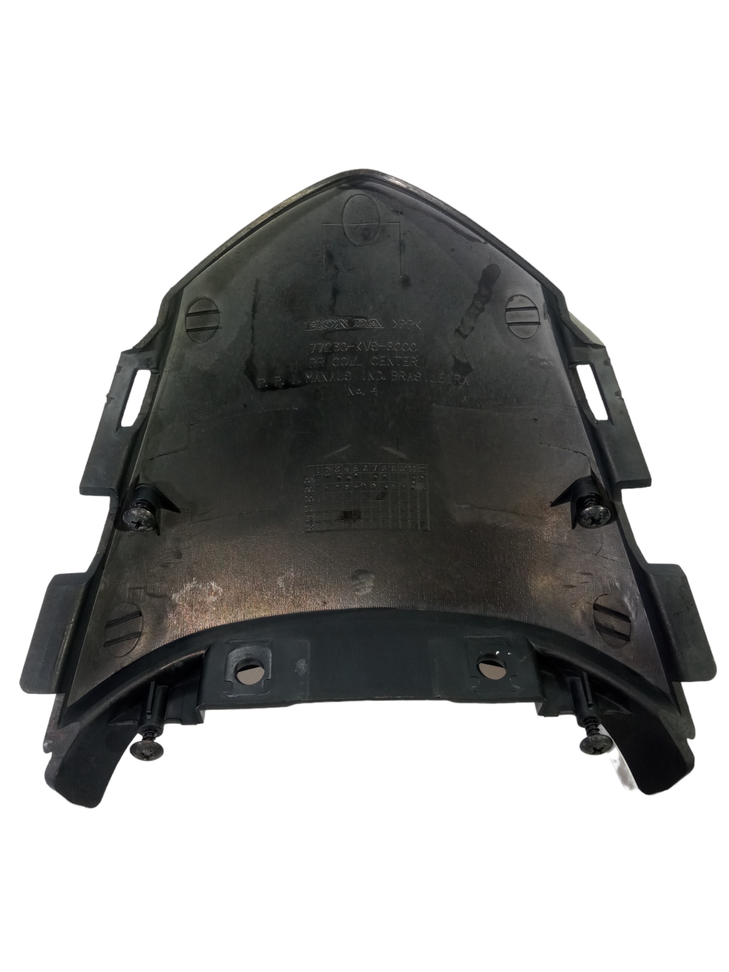 Carenagem Rabeta Cg Fan 150 2011 2012 2013 Original Preto 3