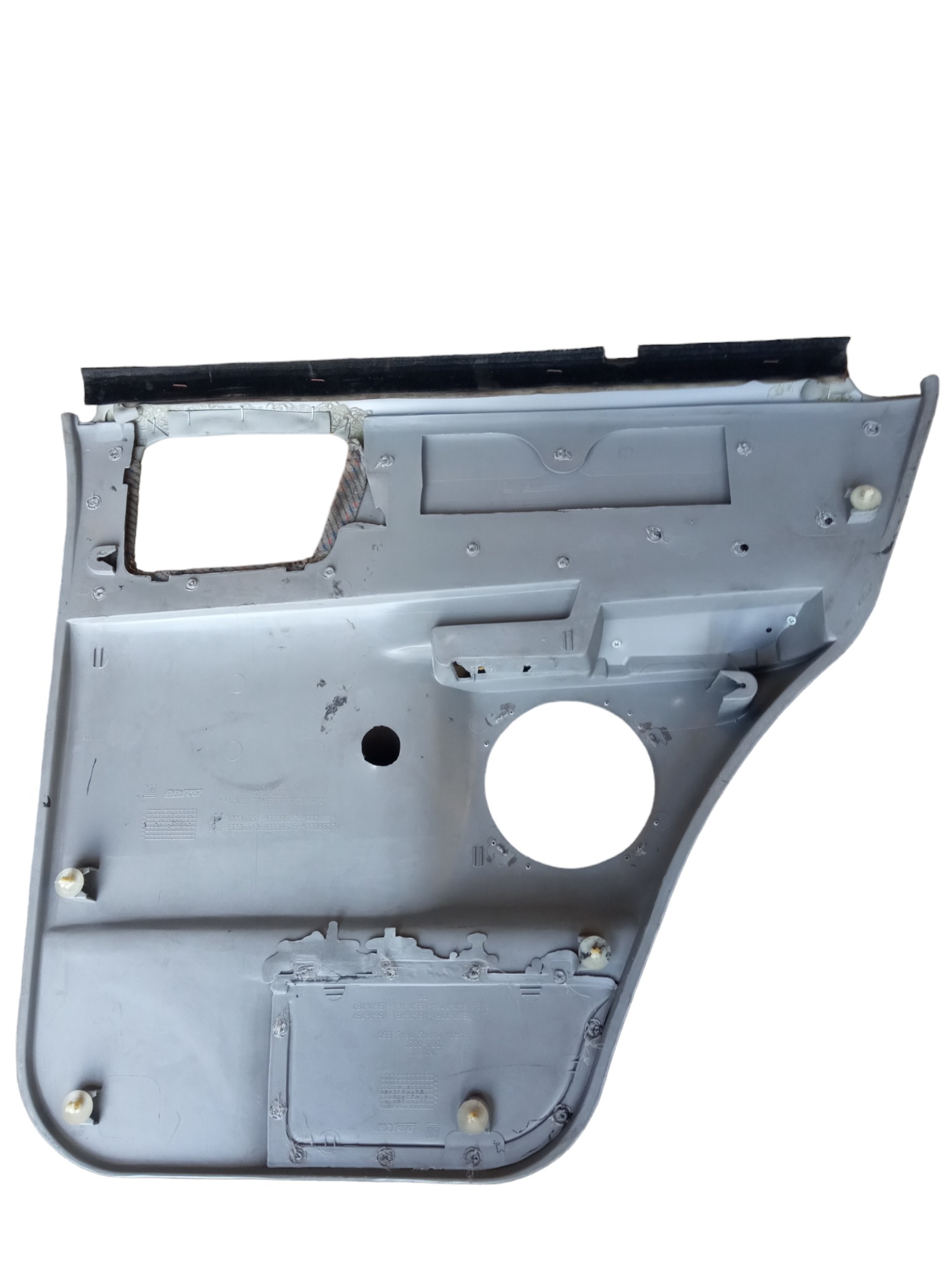 Forro Porta Traseira Esquerda Gm Blazer 99 2000 Original  Cinza 5