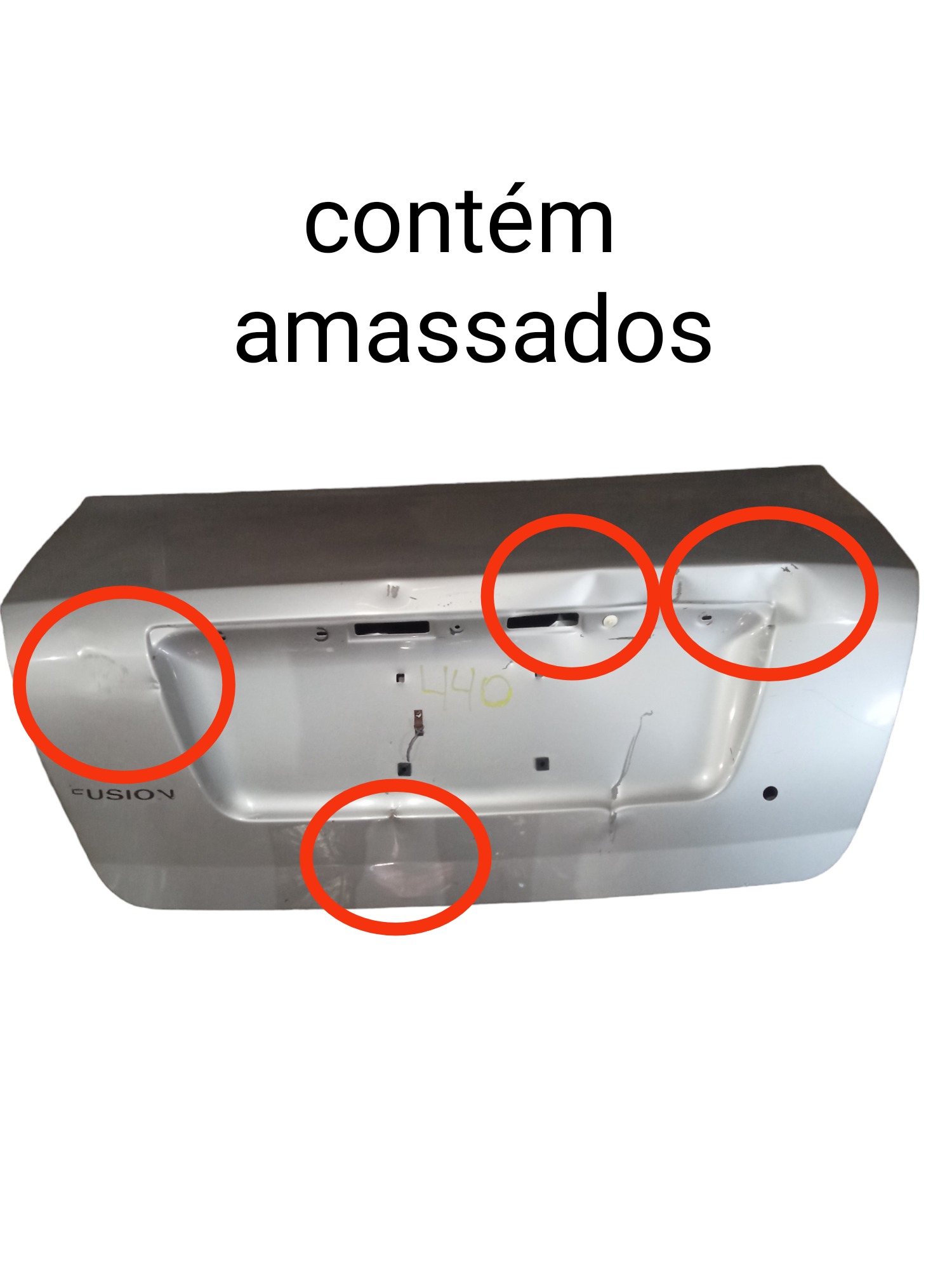 Tampao Traseiro Ford Fusion 2006 2007 2008 2009  Original 4