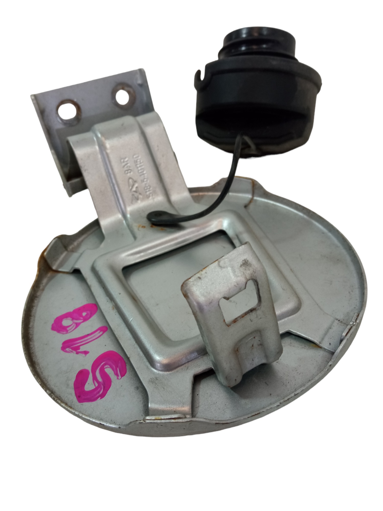 Portinhola Tampa Tanque Combustivel Chery S18 2012 Original  Prata 2012 5