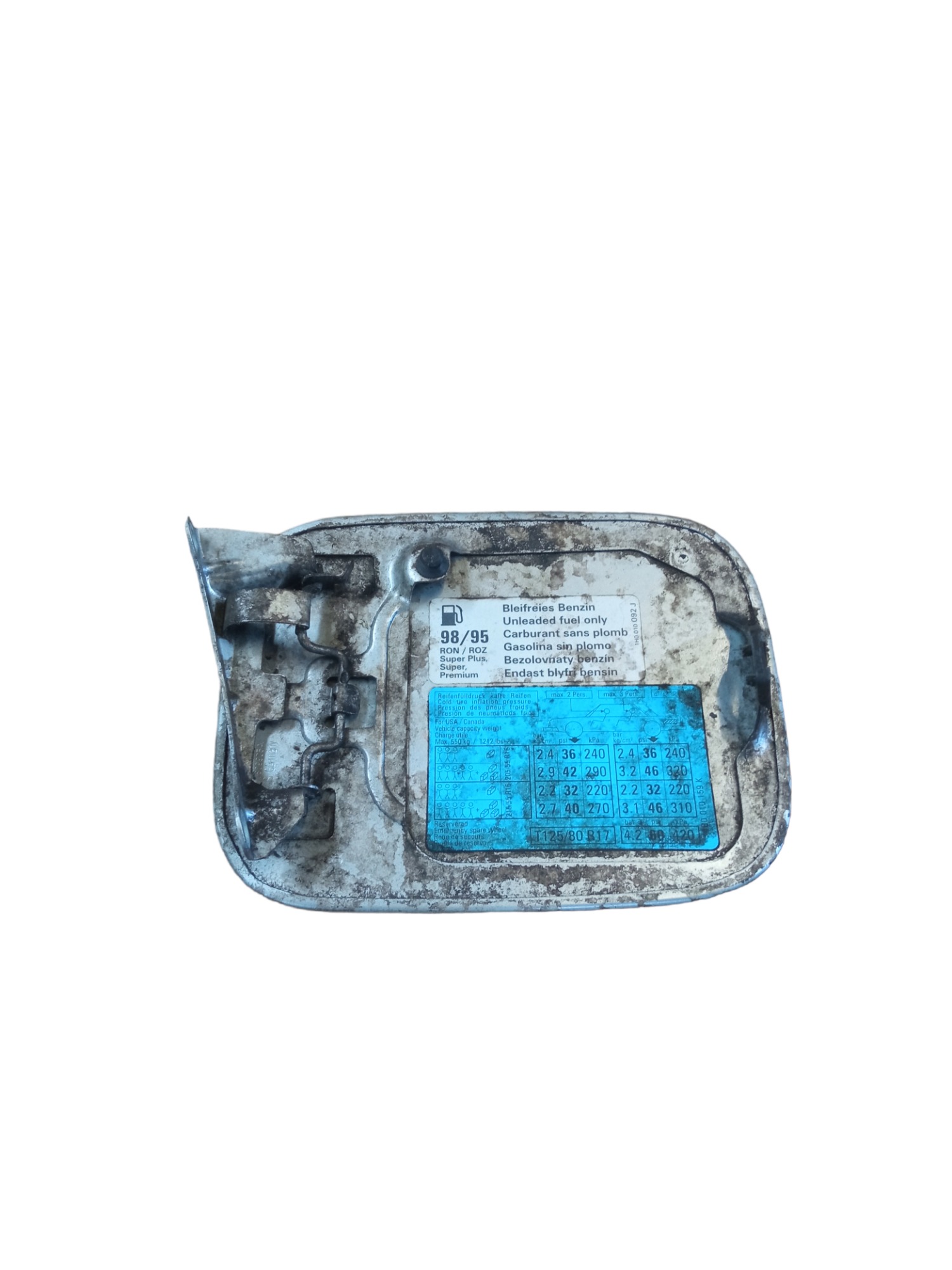 Portinhola Tanque De Combustível Original Audi A6 2000 Prata 2000 3