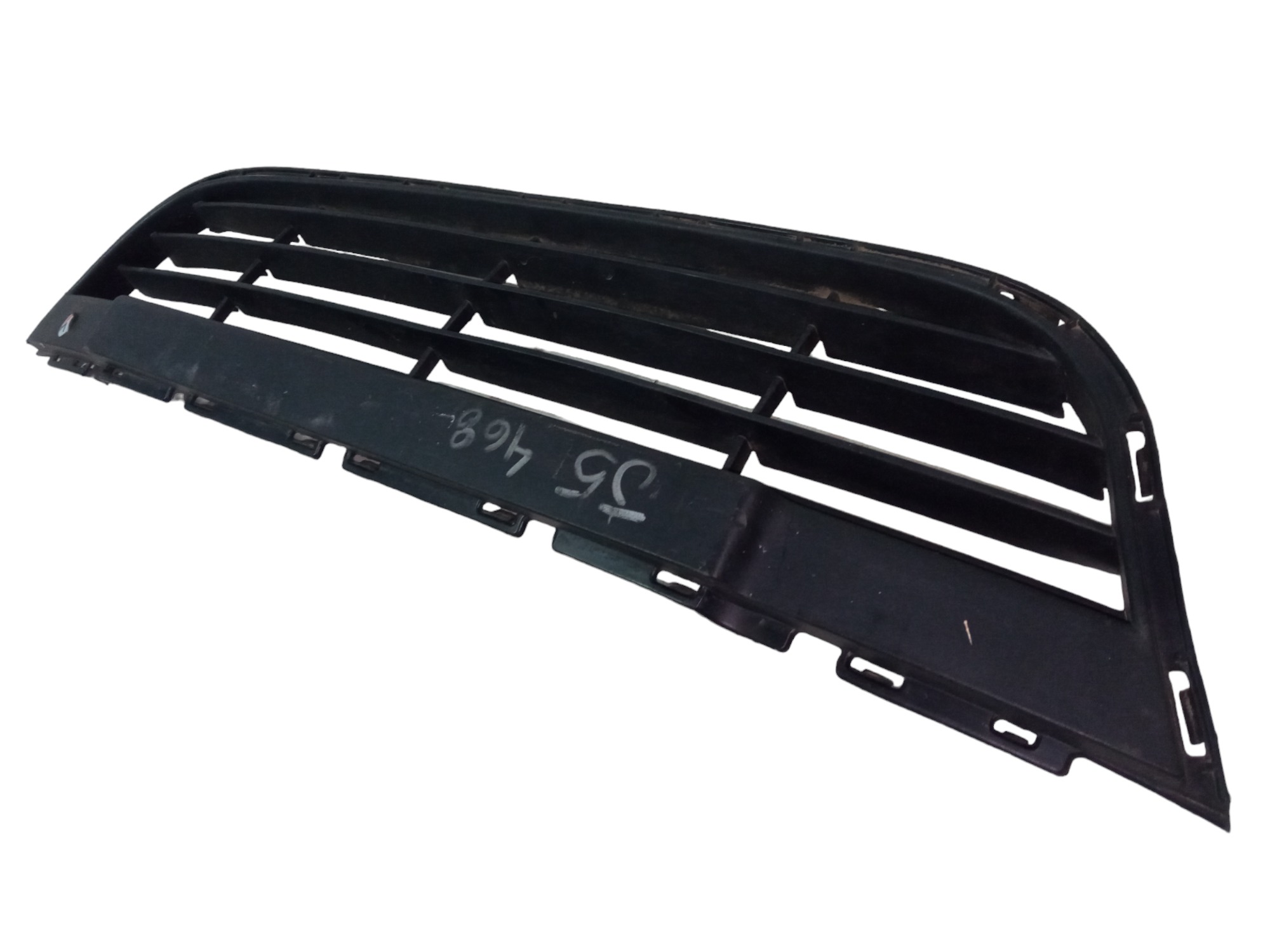Moldura Grade Dianteira Inferior Jac J5 2011 2012 2013 Usada Preto Fosco 5