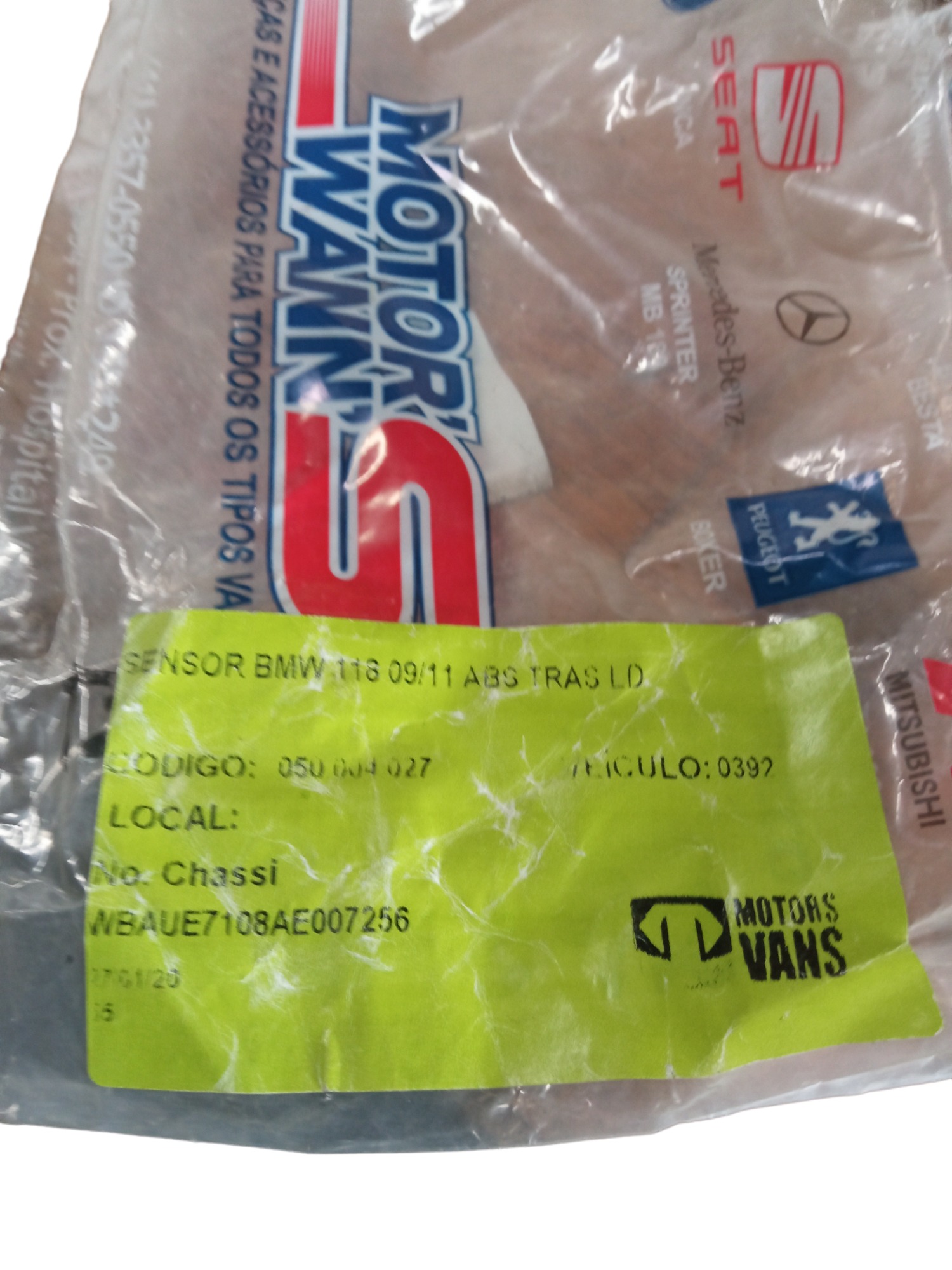 Sensor Abs Traseiro Direito Bmw 118i 2009/2011 M.v 5