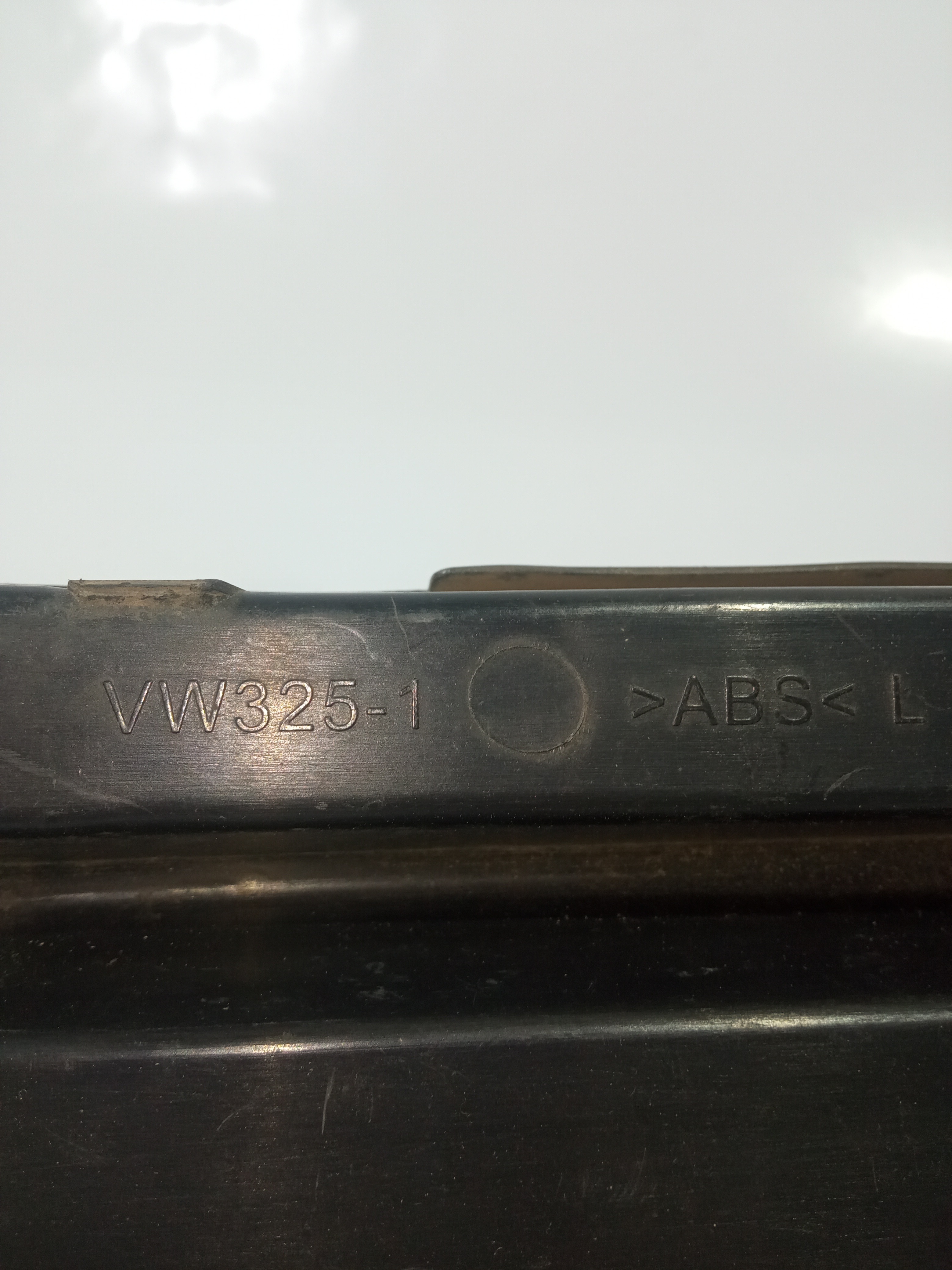 Grade Moldura Farol De Milha Vw Gol/voyage/saveiro G5 09/12 Preto Esquerdo 6