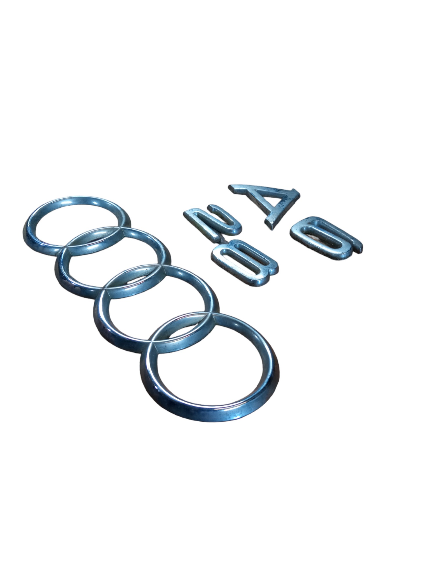 Emblema Letreiro Original Audi A6 2.8 2000  Prata 2