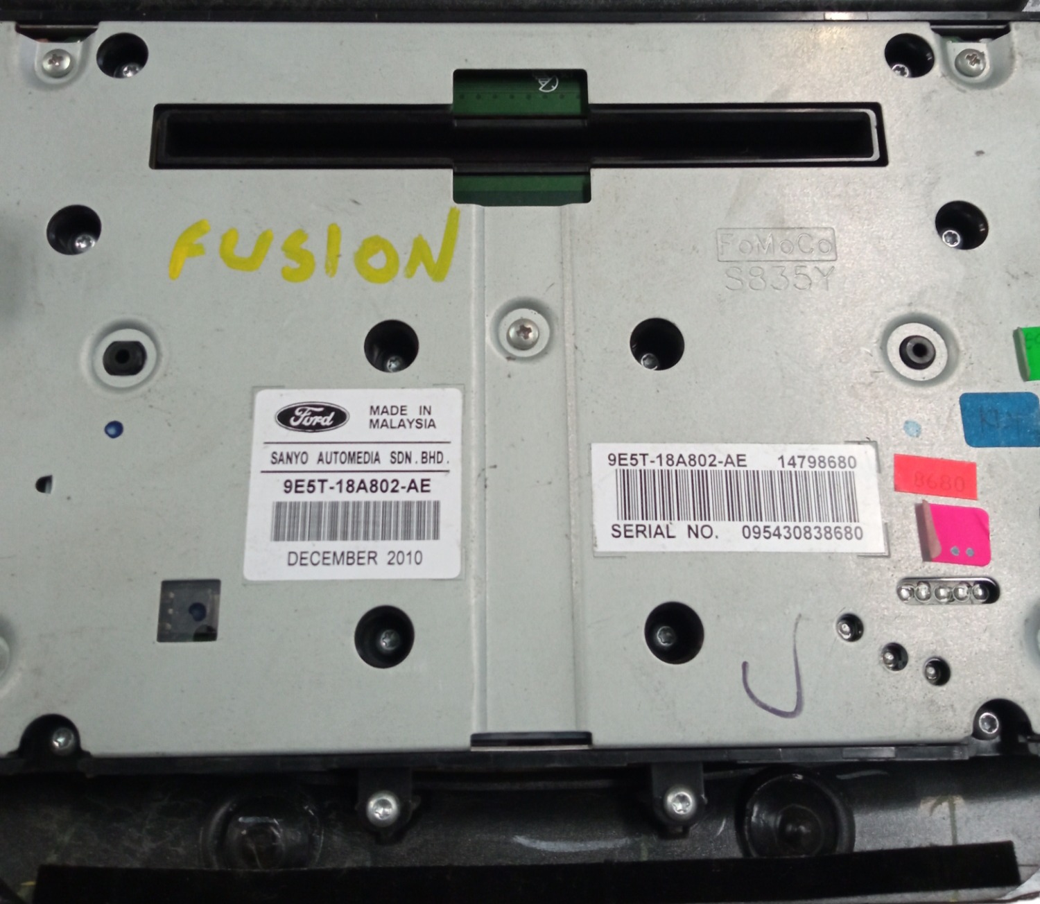 Comando Radio Som Ford Fusion 2009 2010 2011  2012 Original 3