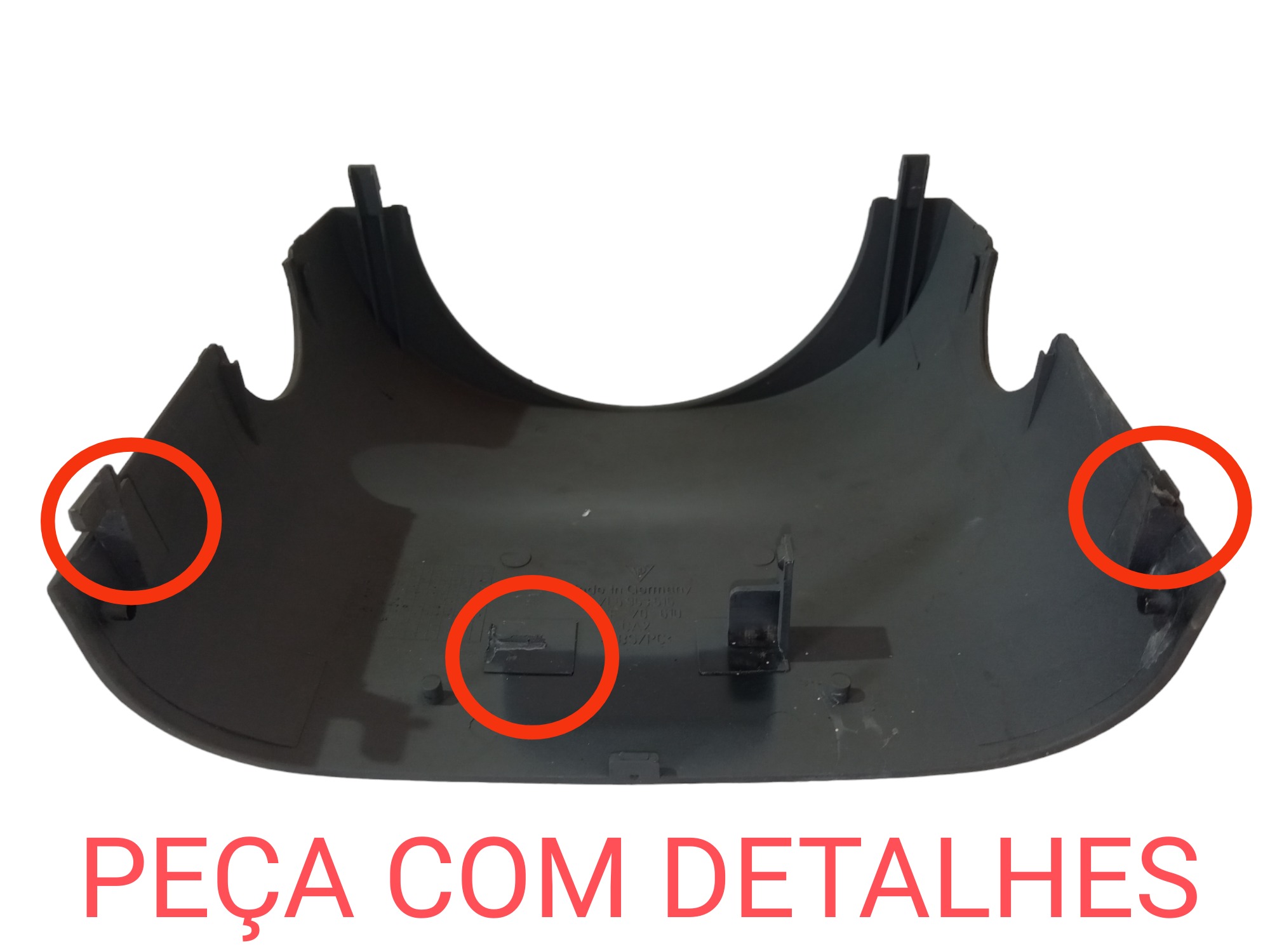 Acabamento Superior Coluna Direcao Porsche Cayenne 2009 2010 2