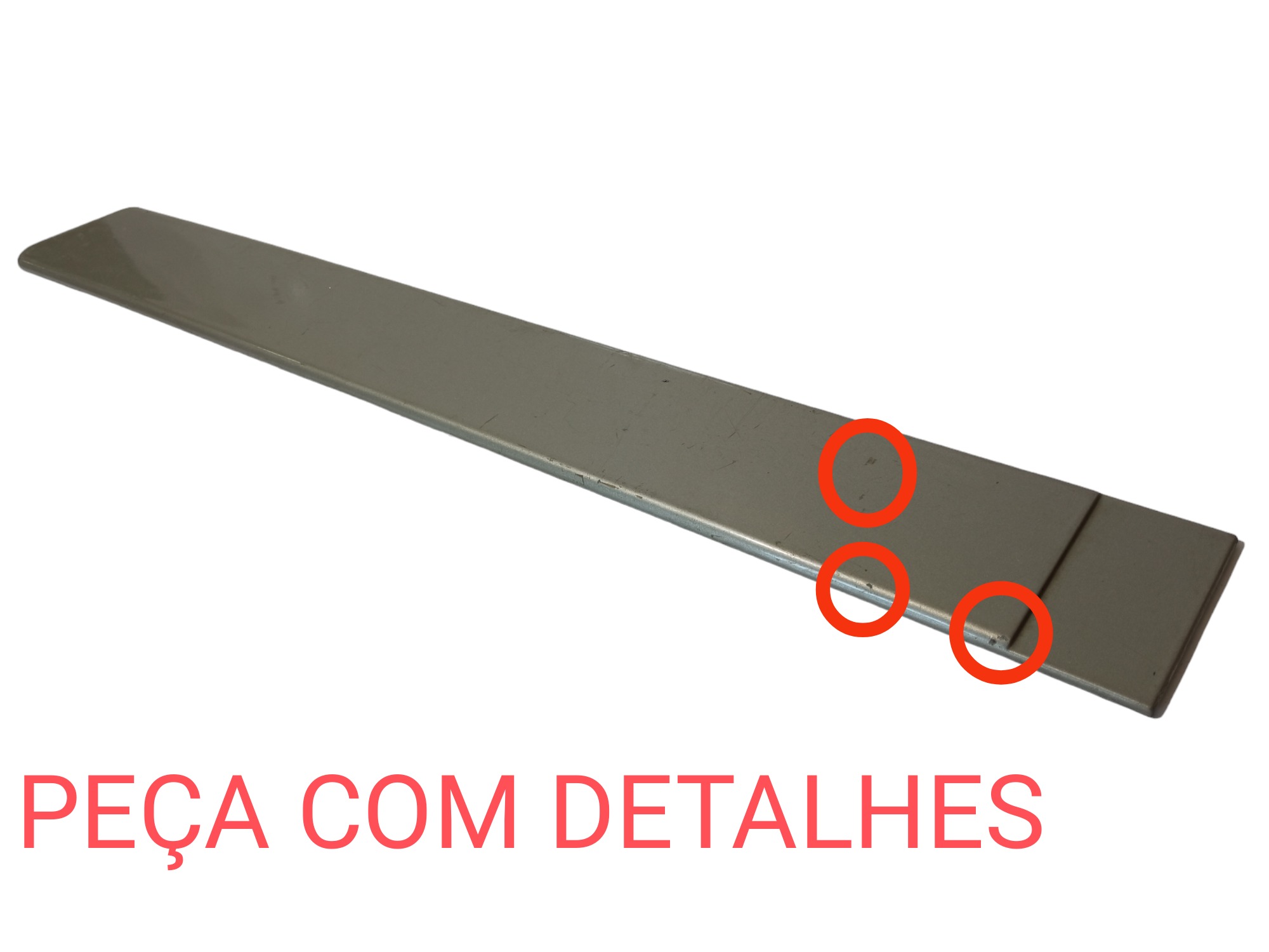 Friso Porta Traseira Esquerda Ecosport Freestyle 2013 A 2015 Cinza 2