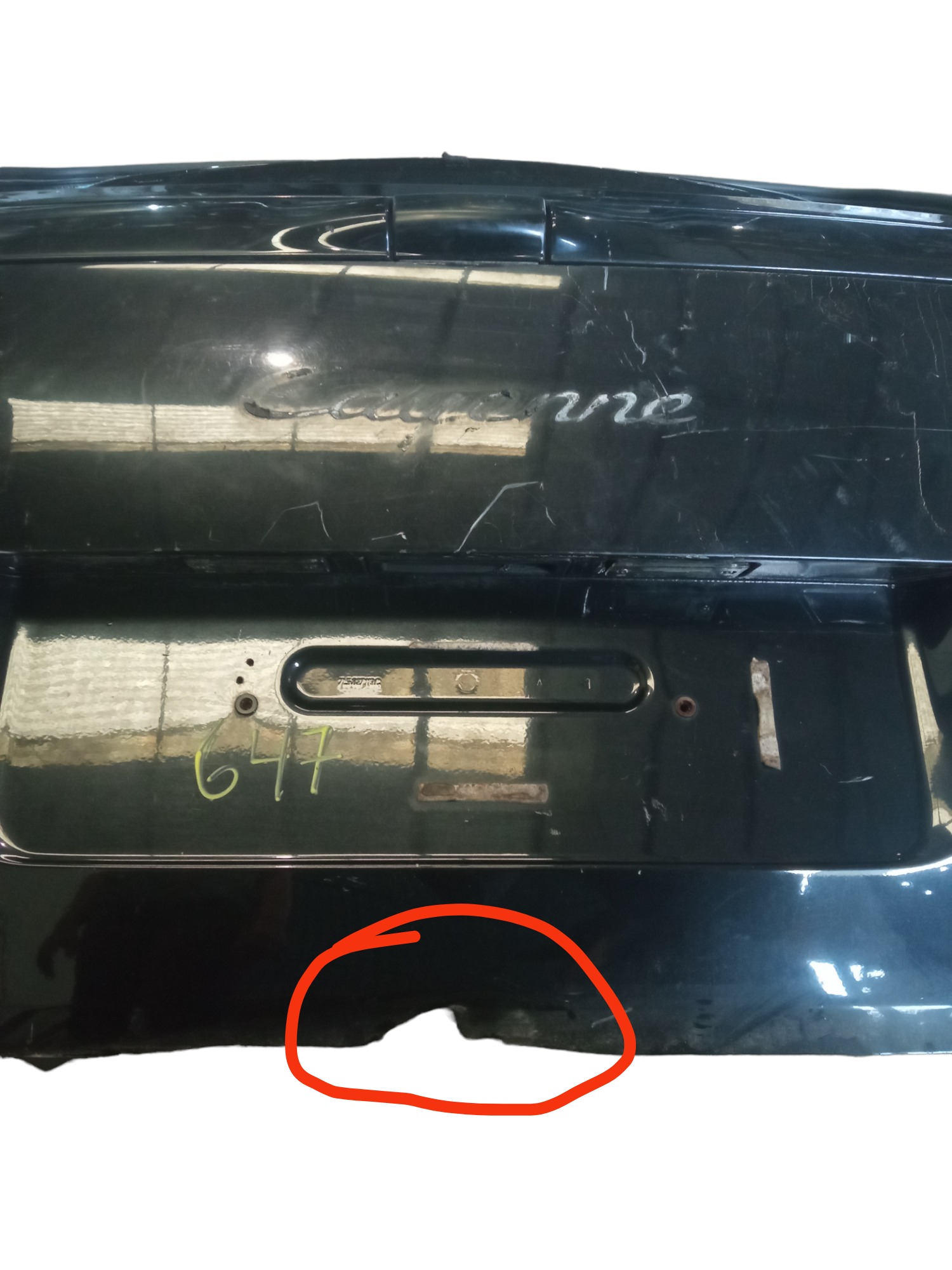 Tampa Traseira Porsche Cayenne 2003 2004 2005 2006 Original 8