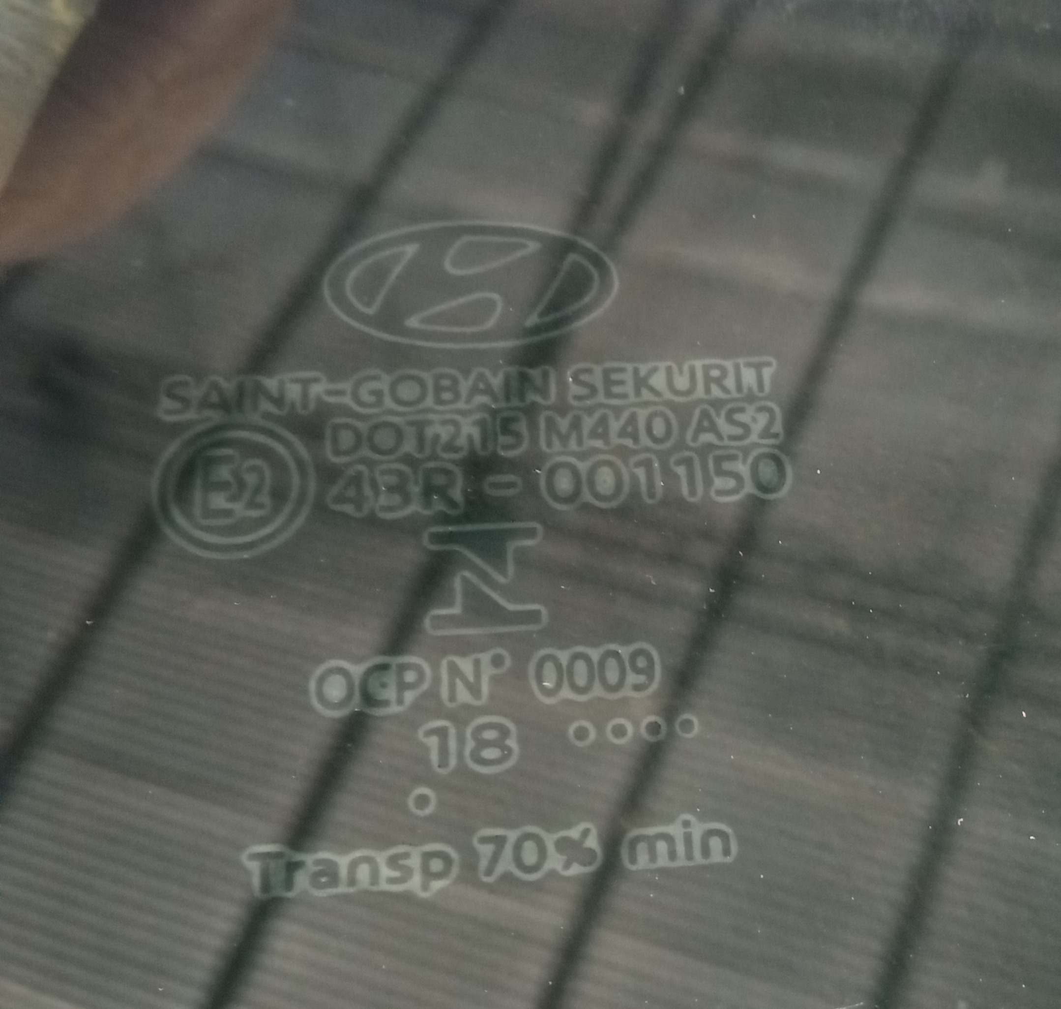 Vidro Fixo Porta Traseira Direita Hyundai Creta 2017/2021 5