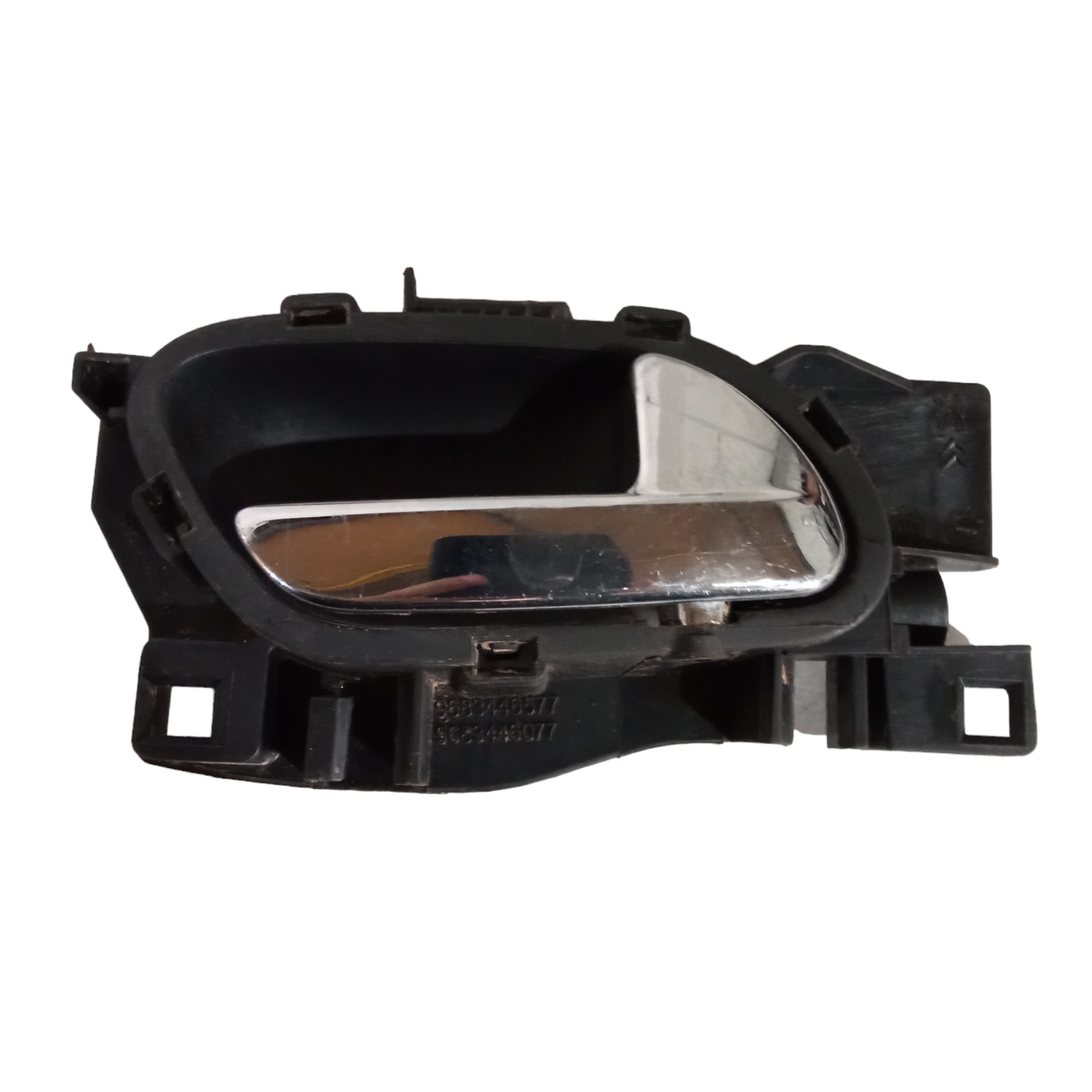Maçaneta Interna Dianteira Direita Peugeot 3008 12/15 Usada Cromado Dianteira/traseira 1