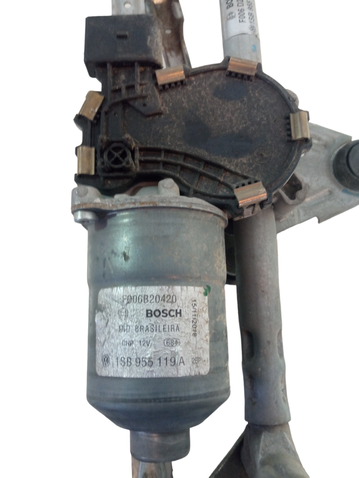Maquina Motor Limpador Parabrisa Dianteiro Vw Up 2014 A 2020 2