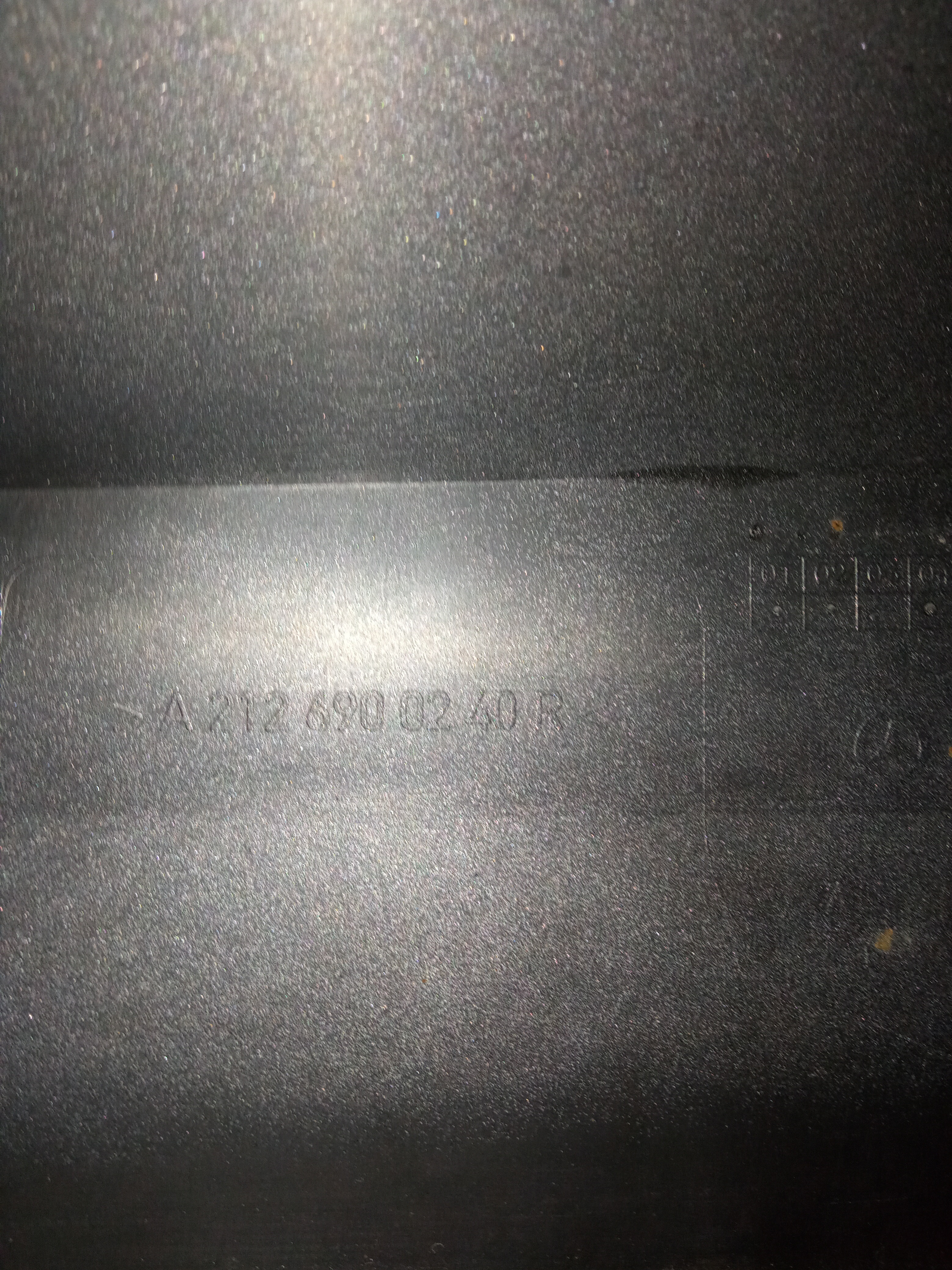 Spoiler Lateral Direito C/avaria Original Mercedes E350 2009 Prata 8