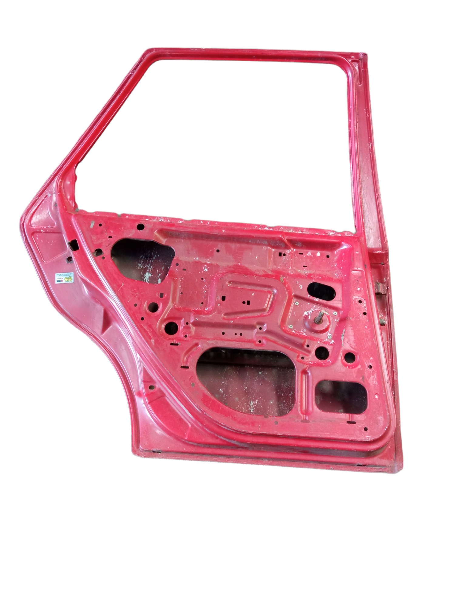 Porta Traseira Esquerda  Fiesta 97 98 99 2000 2001 2002 2003 Vermelho 4