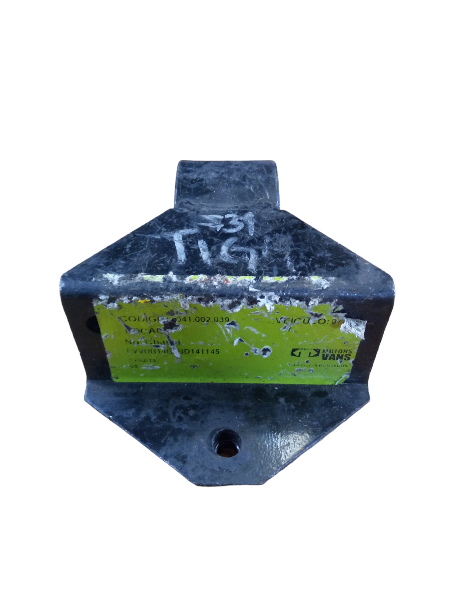 Coxim Frontal Do Motor Chery Face 2010/2015 M.v 3