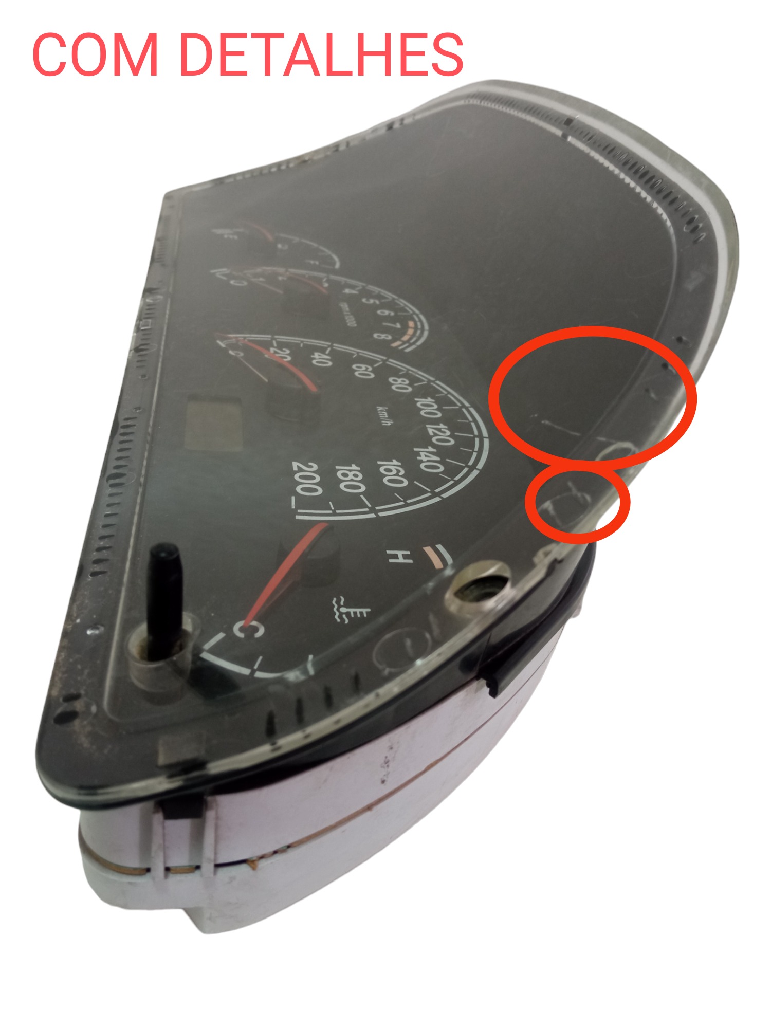 Painel Instrumentos Moldura Fiat Palio Fire 2002 Preto 2