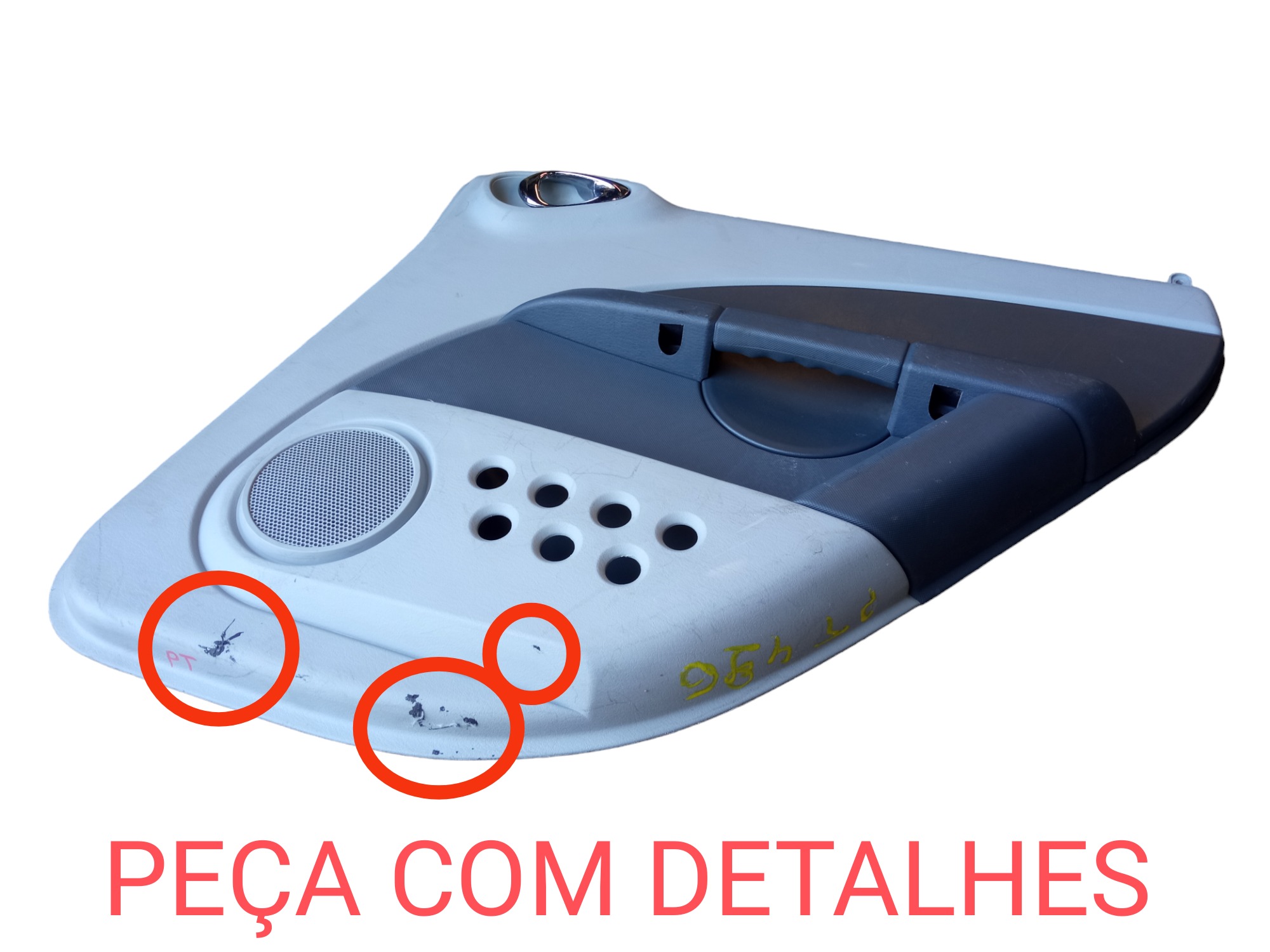 Forro Porta Traseira Direita Chrysler Pt Cruiser 2006 A 2009 Cinza 2
