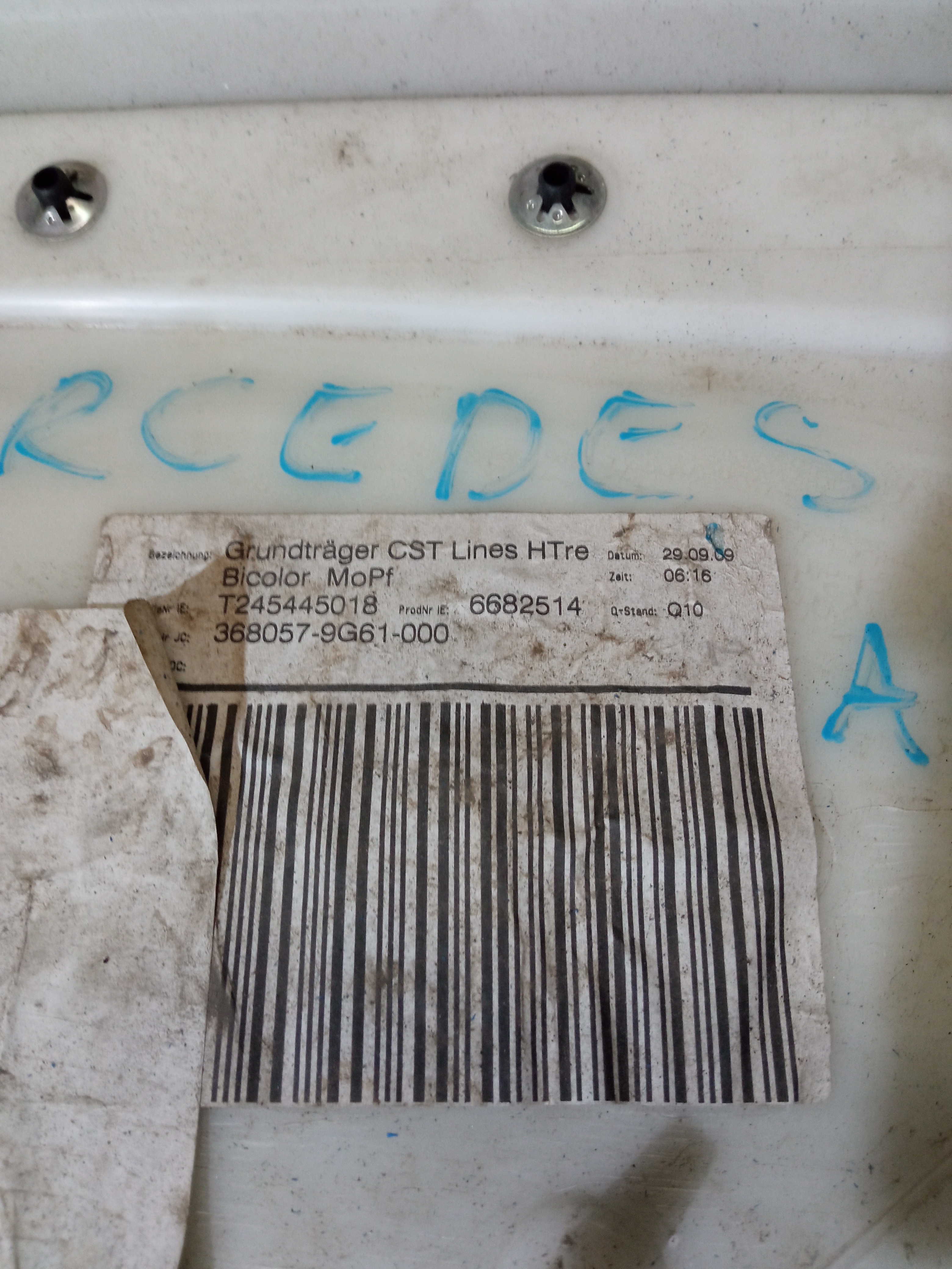 Forro De Porta Traseiro Direito Mercedes A200 2006/2011 Preto 6