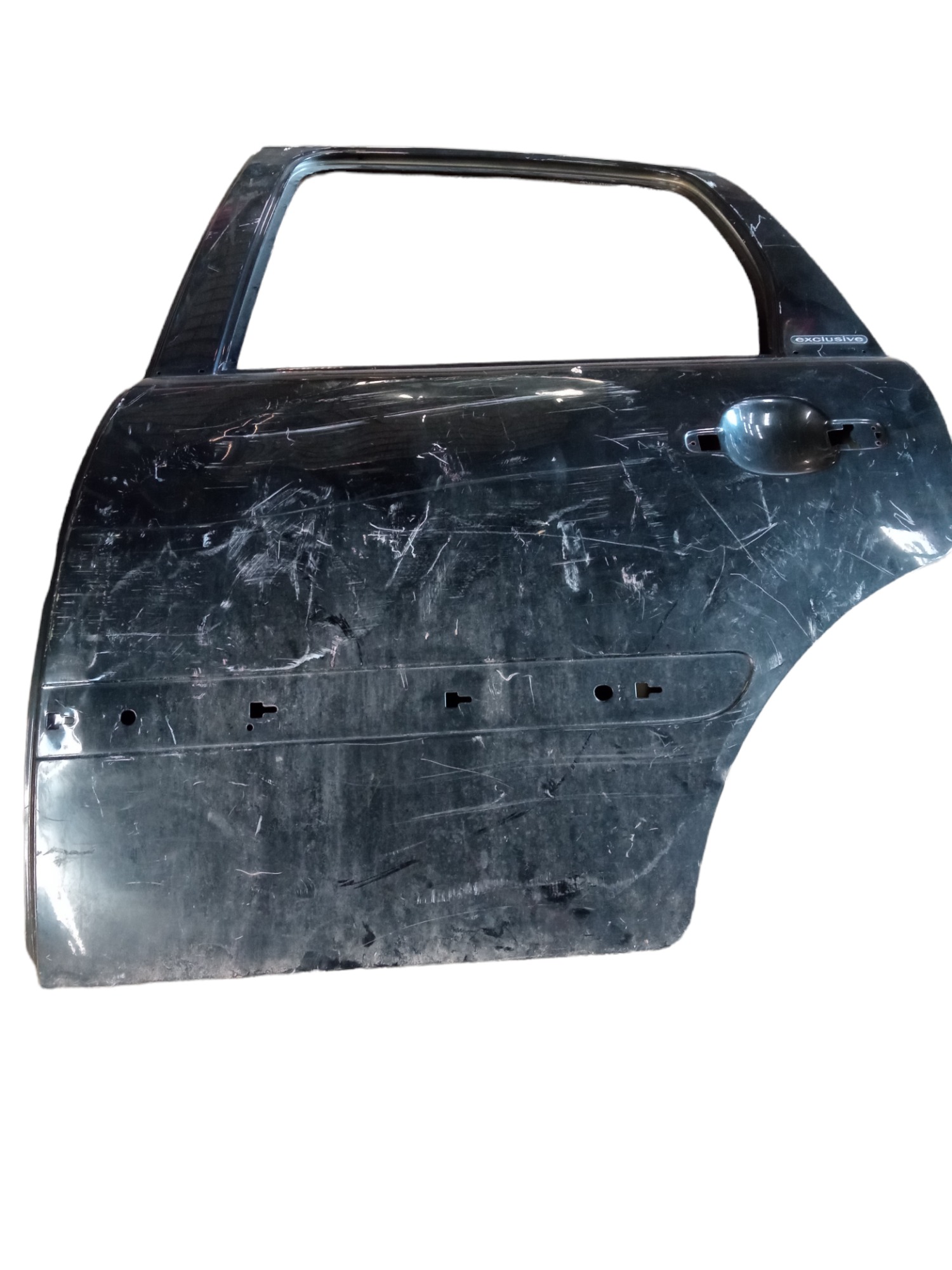 Porta Traseira Esquerda Citroen C3 2005 2006 2007 2008 2009 Esquerdo Preto 1