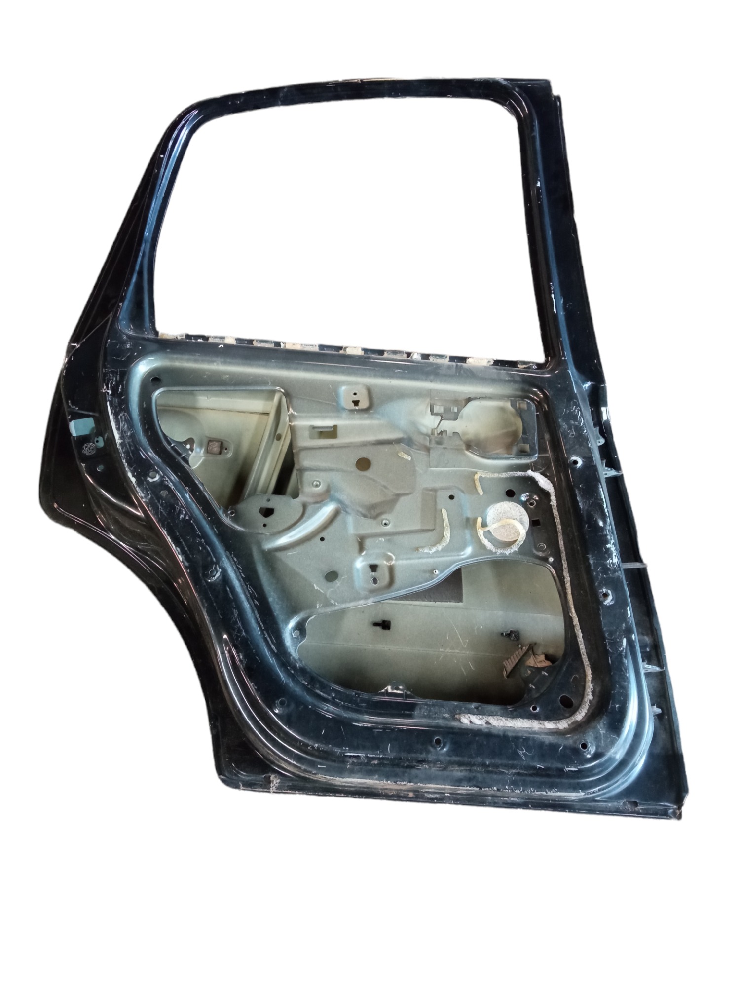 Porta Traseira Esquerda Citroen C3 2005 2006 2007 2008 2009 Esquerdo Preto 2