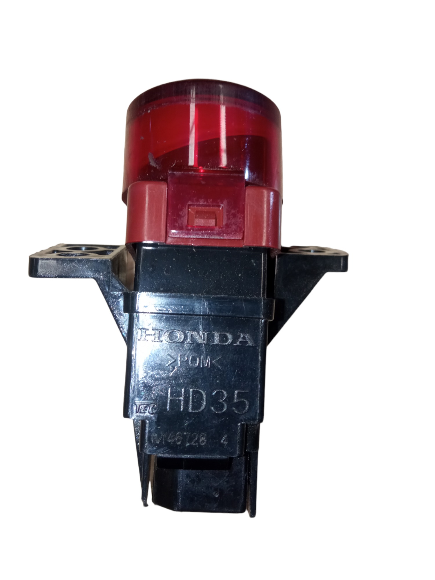 Botão Interruptor Pisca Alerta Honda Civic 2012/2015 Vermelho 3