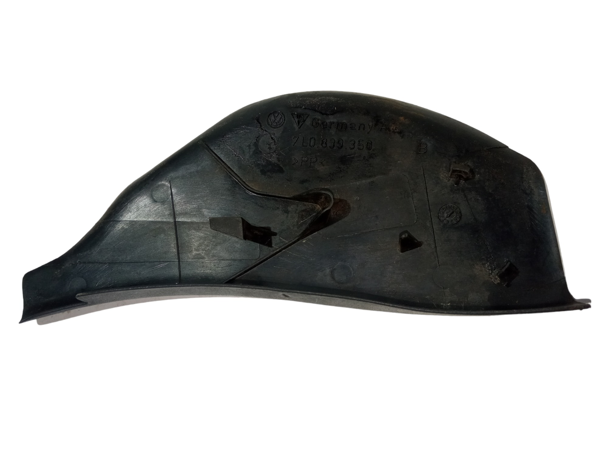 Moldura Interna Porta Traseira Direita Porsche Cayenne 2009  Preto 4