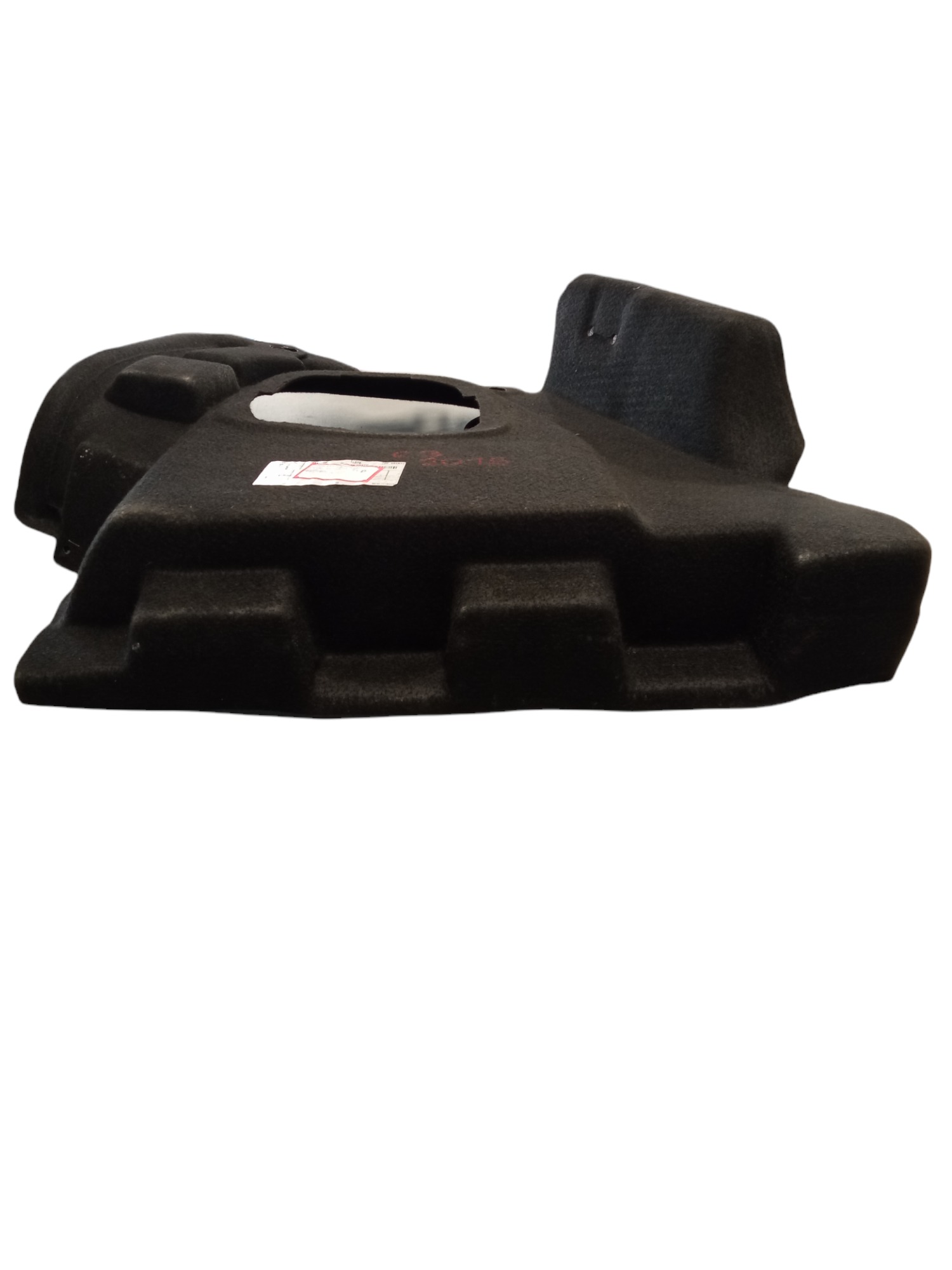 Forro Lateral Direito Porta Malas Citroen C3 2015 Usado Preta 3