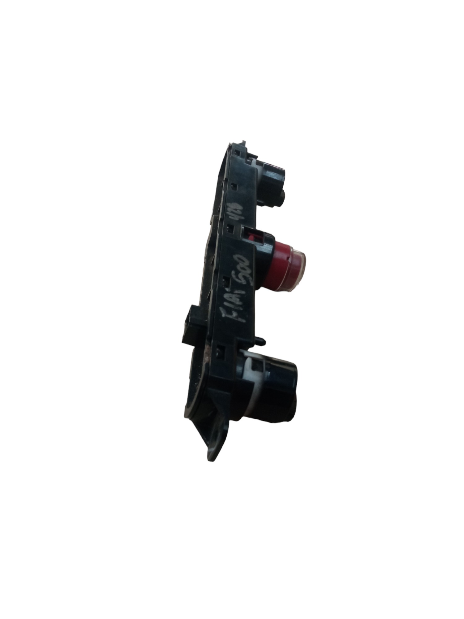 Botão Pisca Alerta/sport/dembaçador Fiat 500 2008/2010 Vermelho 3