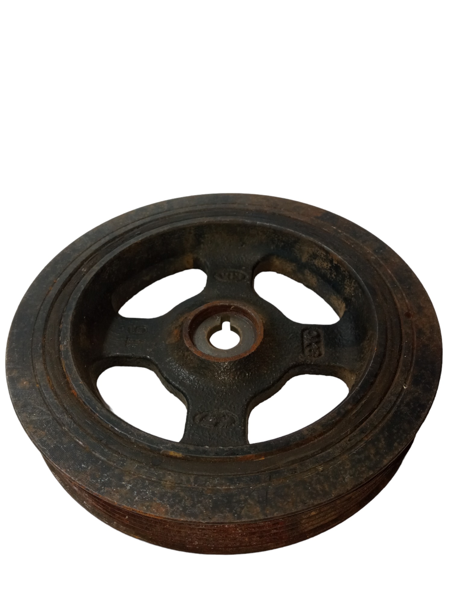 Polia Virabrequim Kia Cerato 2011 1 6 16v Original Usado 5