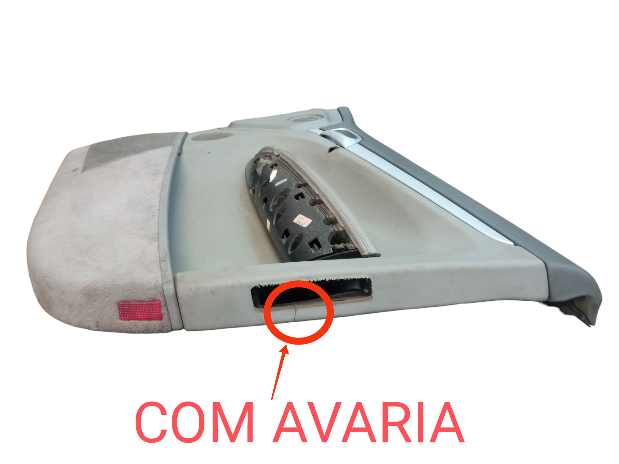 Forro Porta Dianteira Direita Porsche Cayenne 2009 Original  Cinza 3