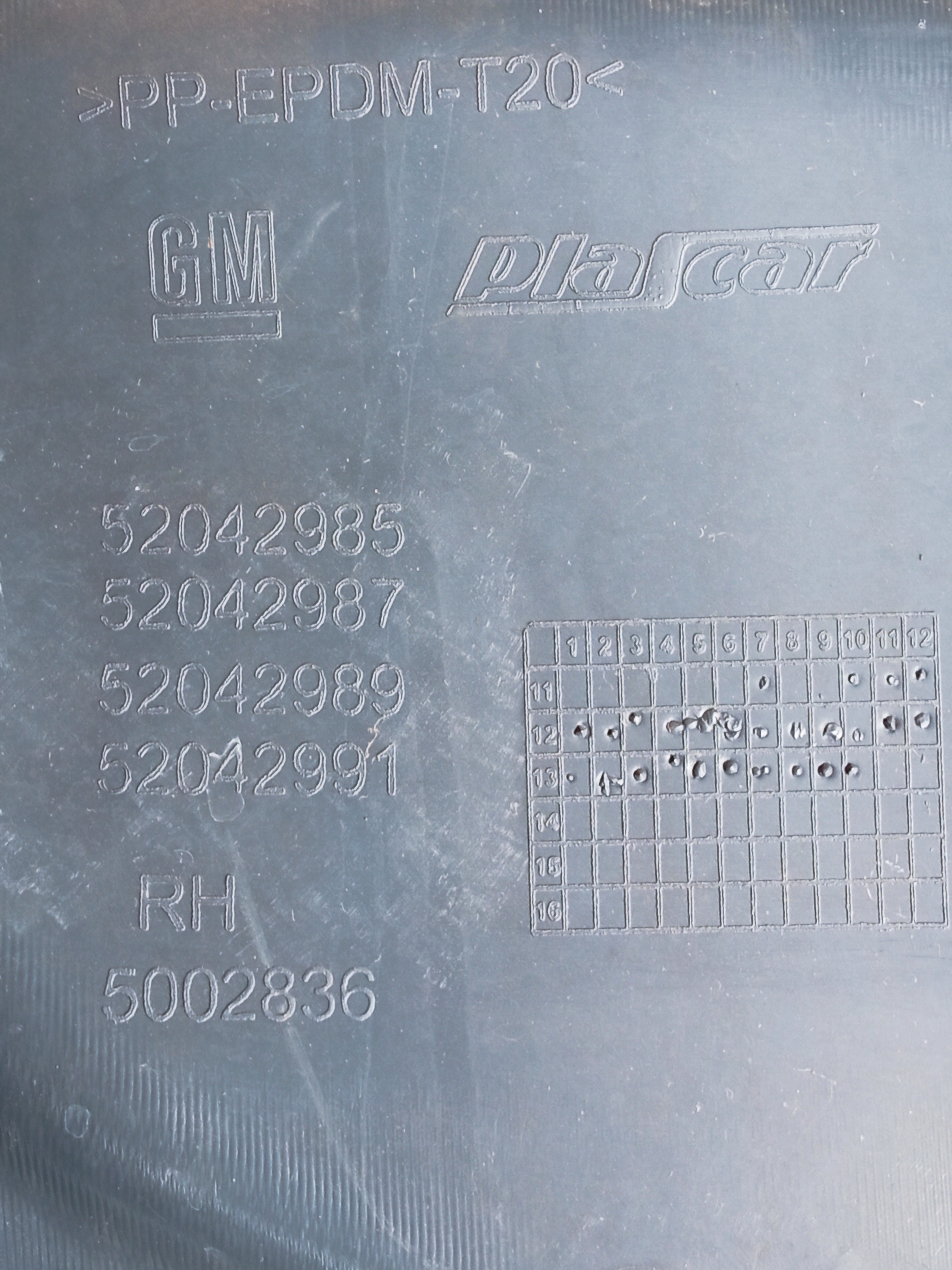 Forro De Porta Traseira Direita Gm S10 2012 A 2016 Original  Cinza 3