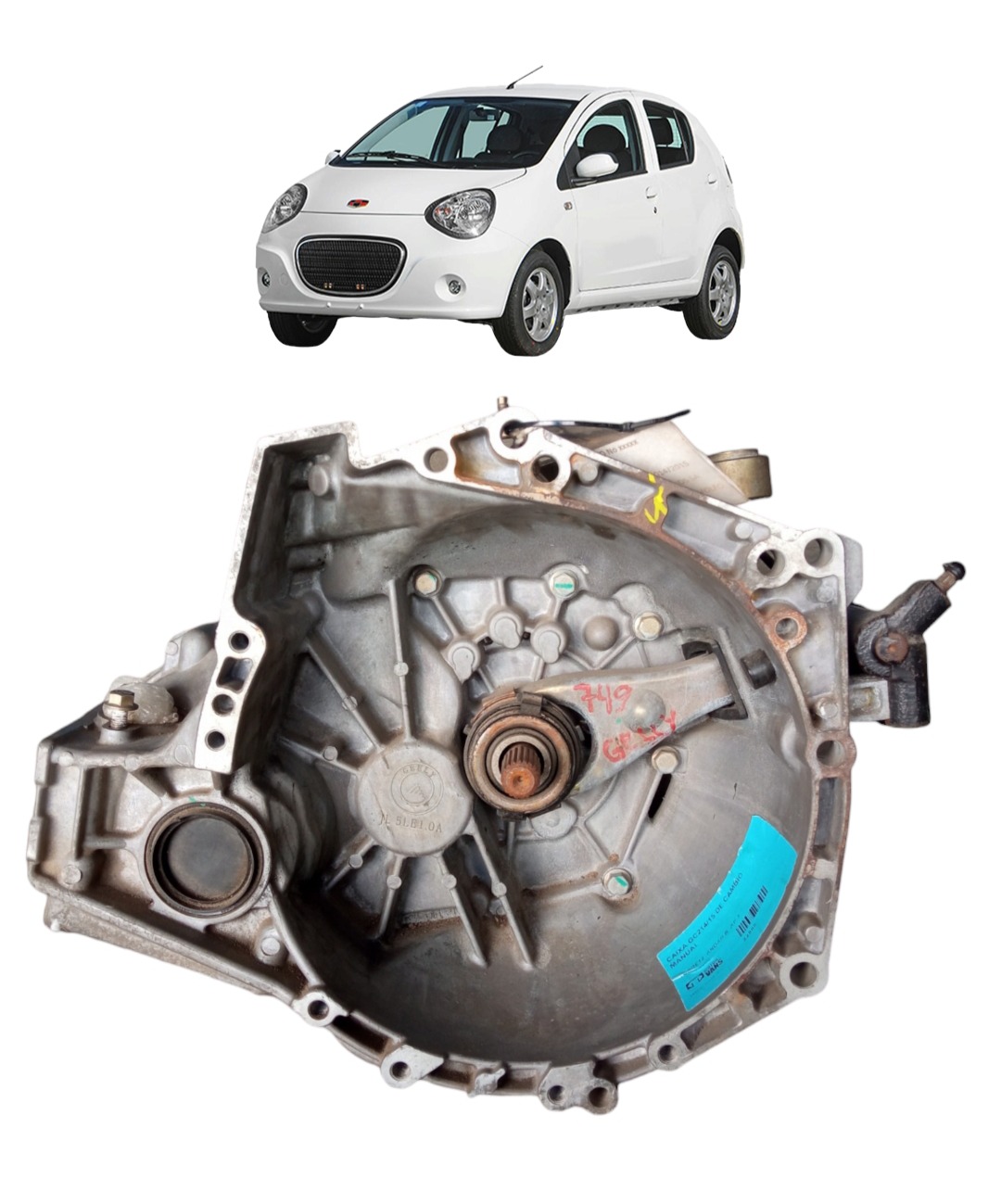 Caixa De Marcha Cambio Manual Geely Gc2 2015 1 0 Original 1