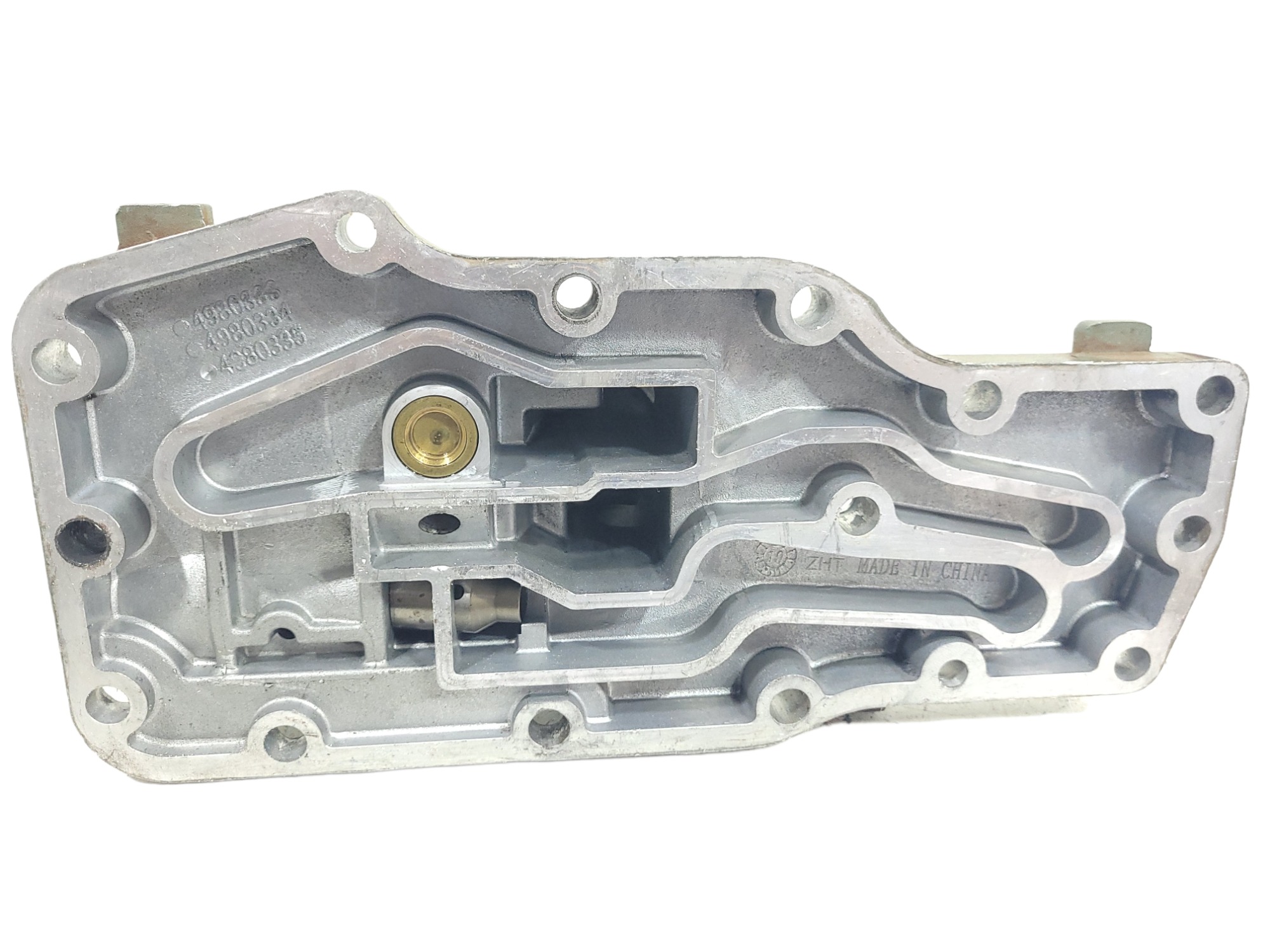 Cabeçote Filtro De Óleo  Motor Cummins Isb 4e 6a 4980333 5