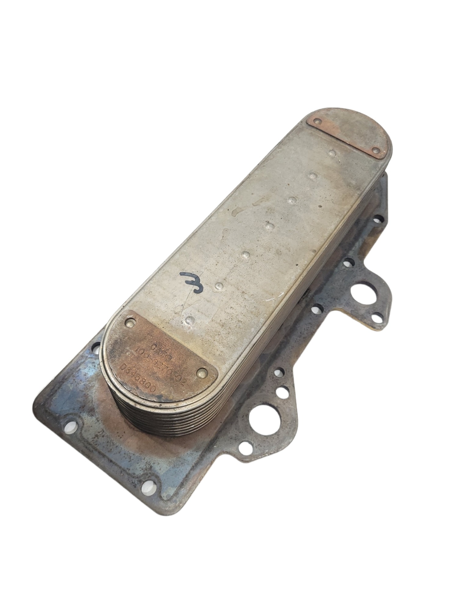 Radiador De Óleo Motor Caterpillar 3126b 100627002 3