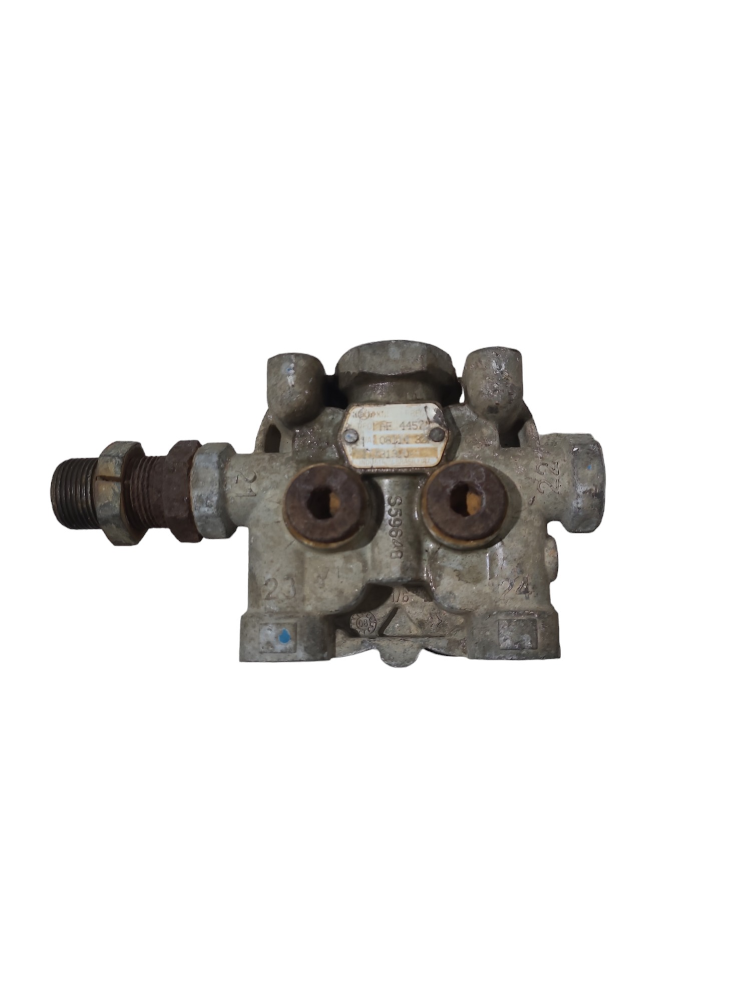 Valvula Freio 4 Guias Com Suporte  Ford Cargo 815 4