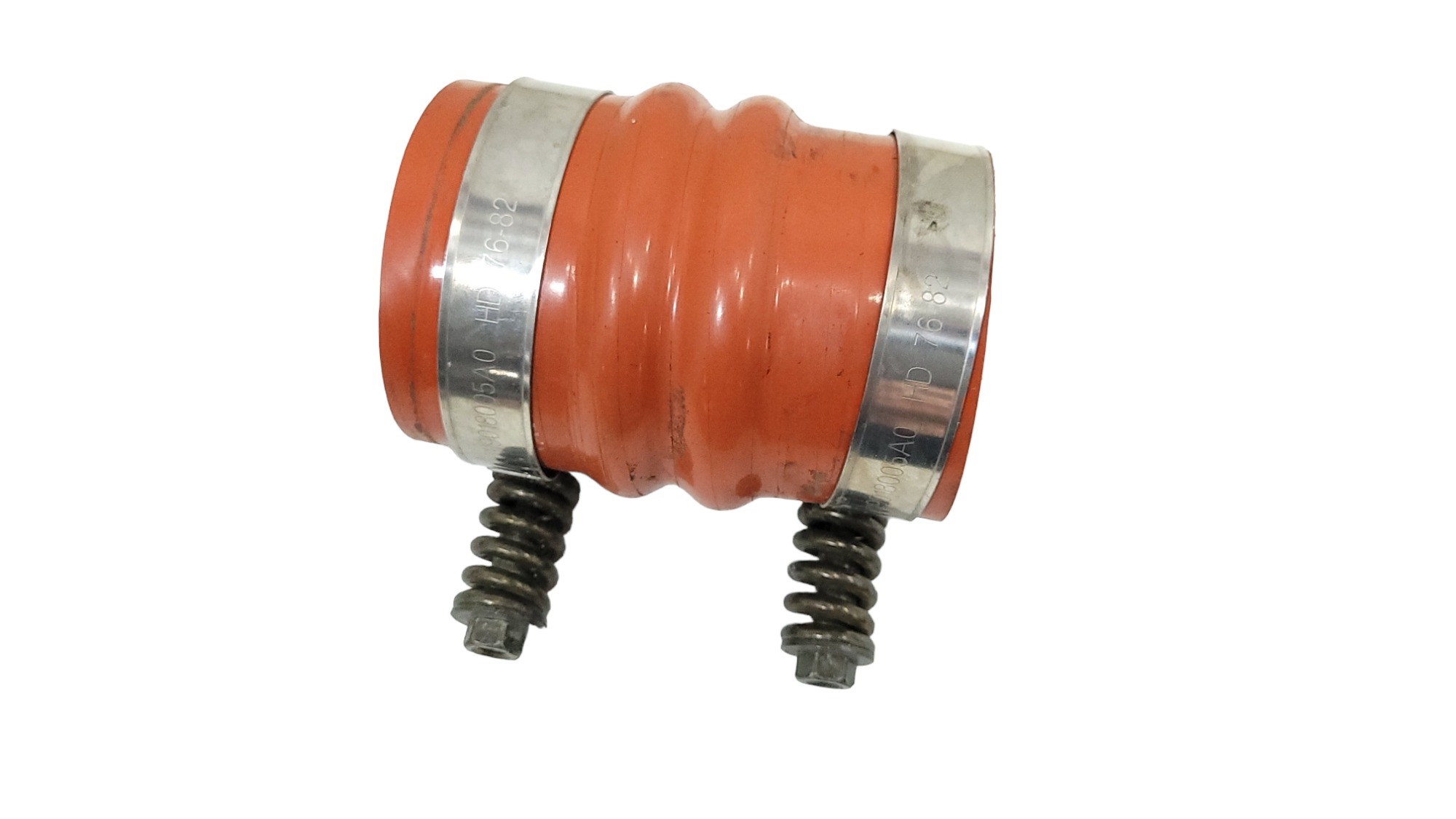 Mangueira Com Abraçadeira Intercooler Foton 1039  Laranja 2