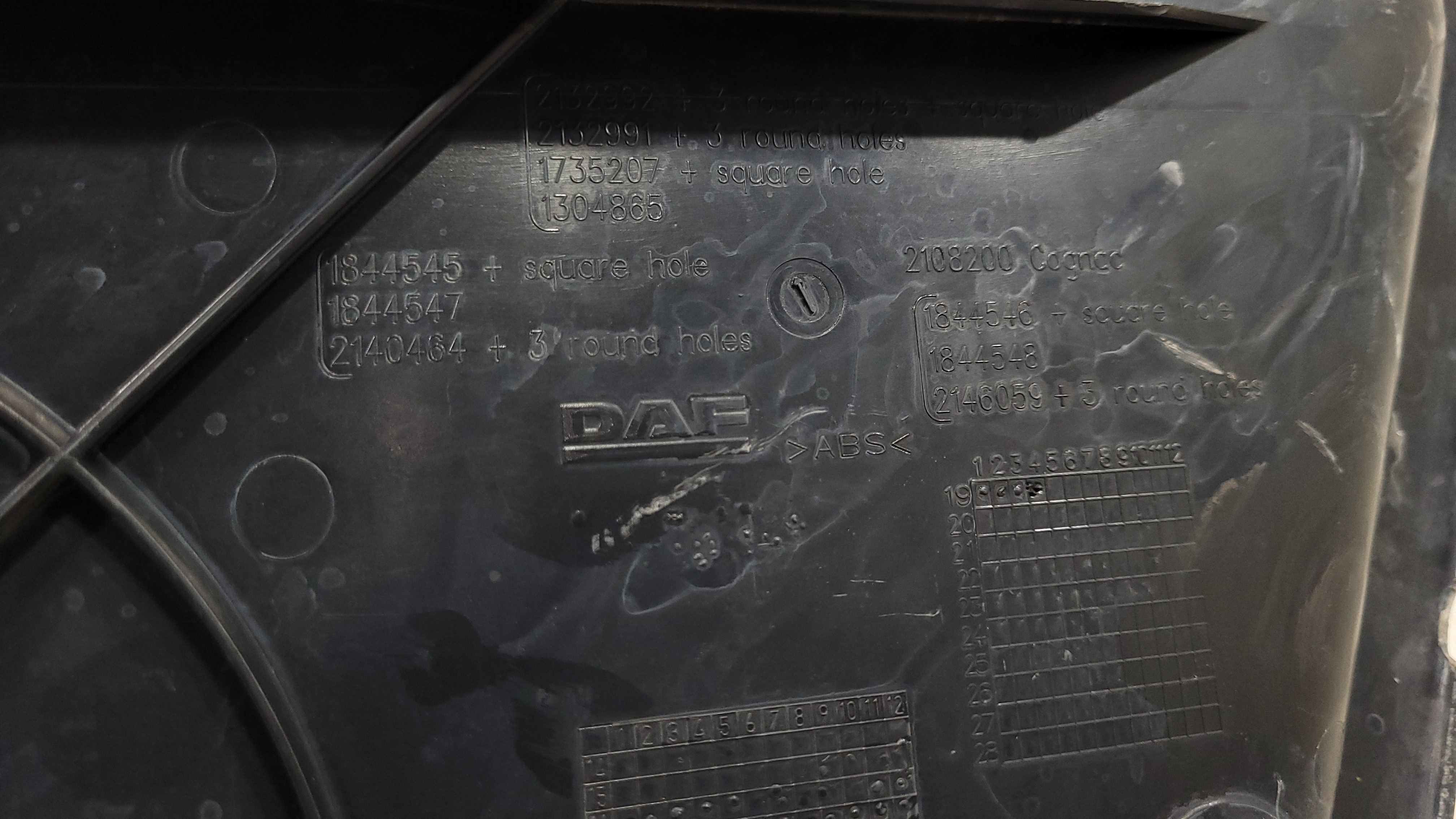 Tampa Console Central Daf 2