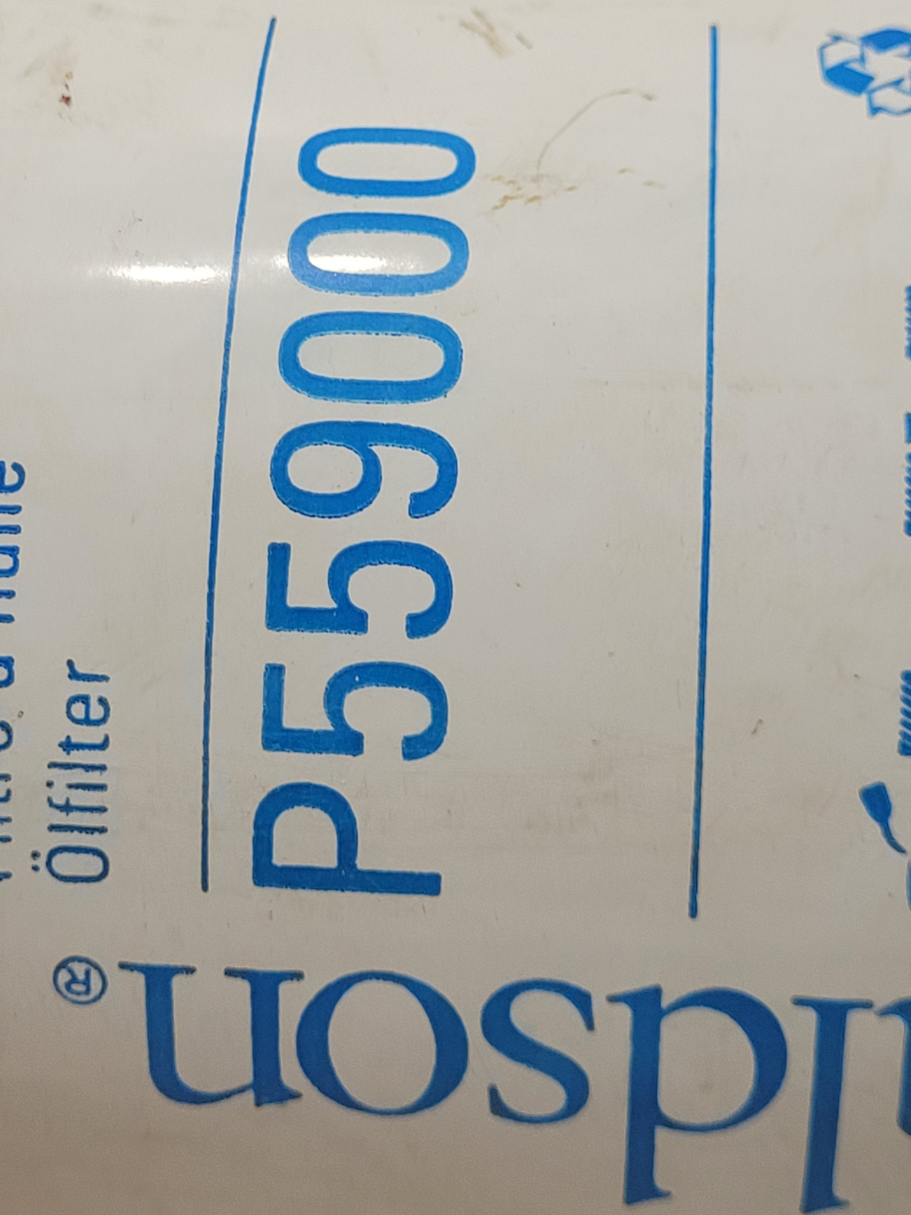 Filtro Óleo Lubrificante Novo Donaldson Vw P559000 5