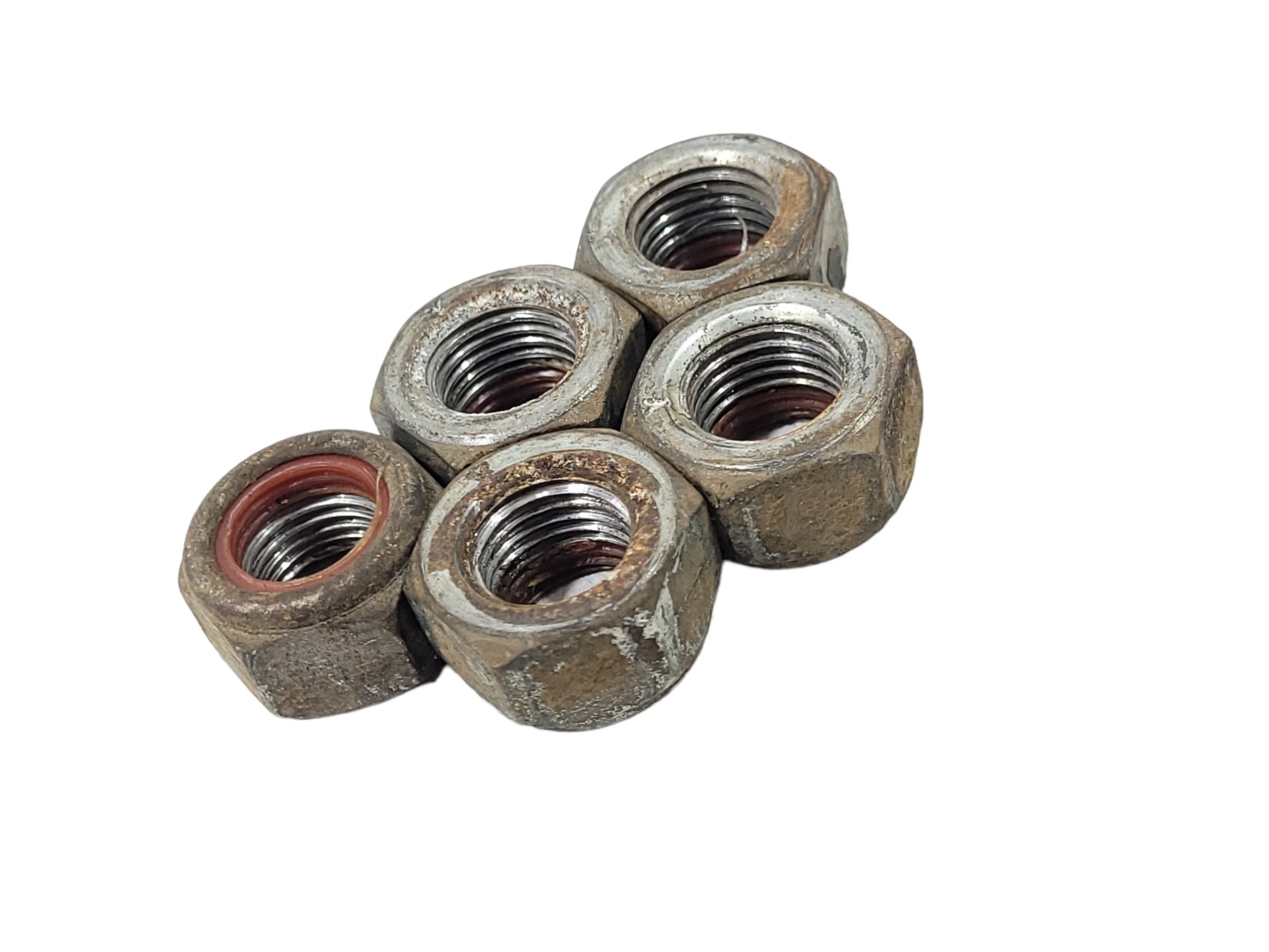 Kit Porca Parafuso Suporte Mola Traseira Ford Cargo 3