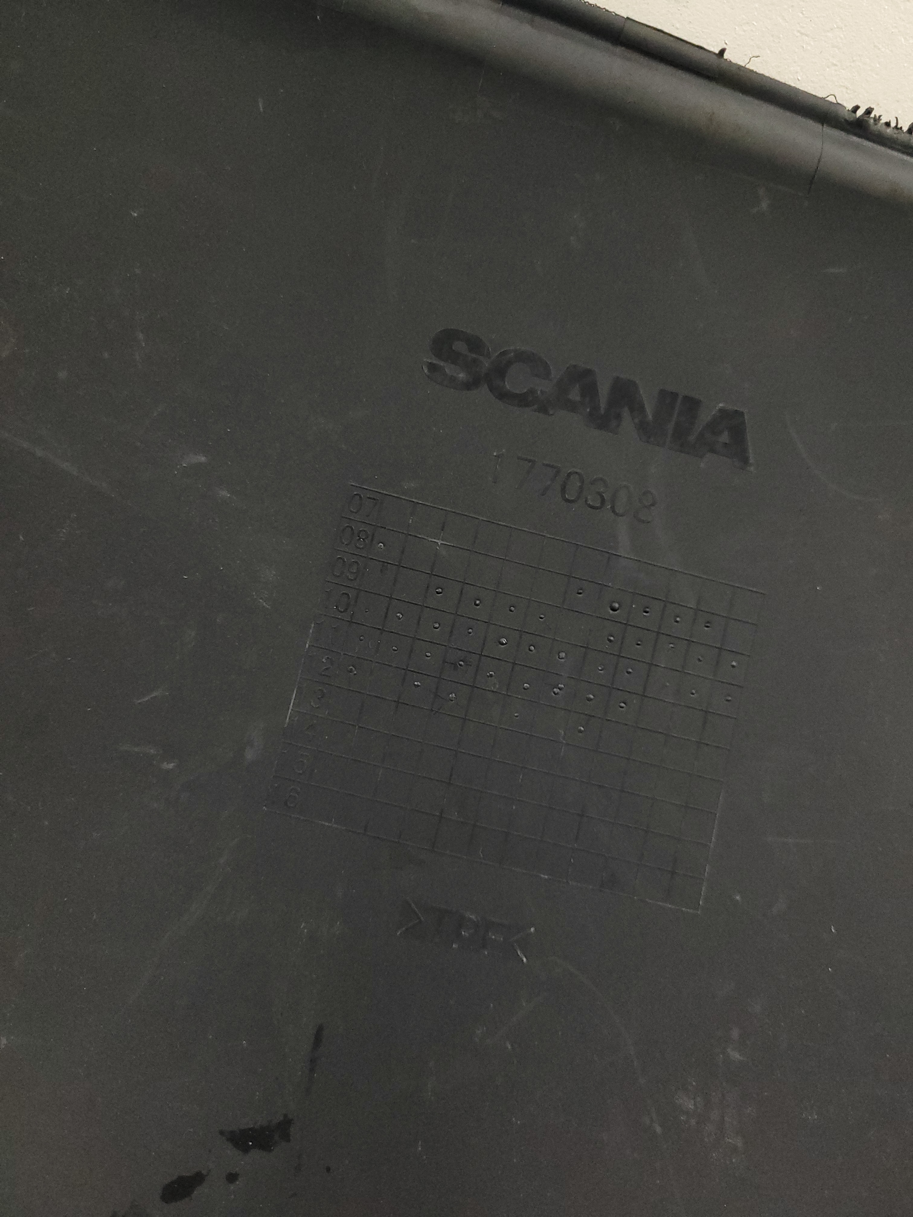 Tapete Console Superior Scania 1770308 5