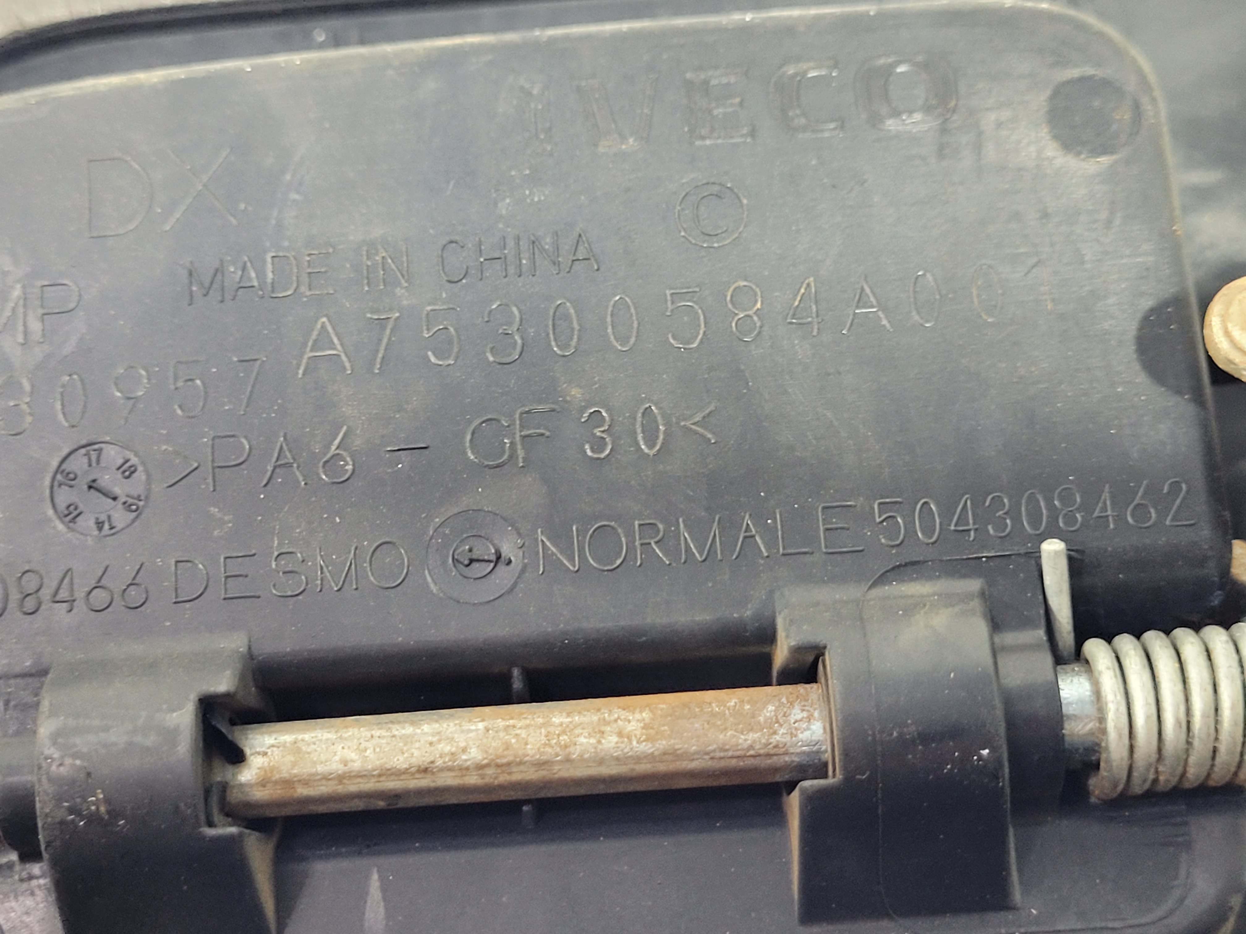 Maçaneta Externa Iveco Stralis 2011 A75300584a001 5