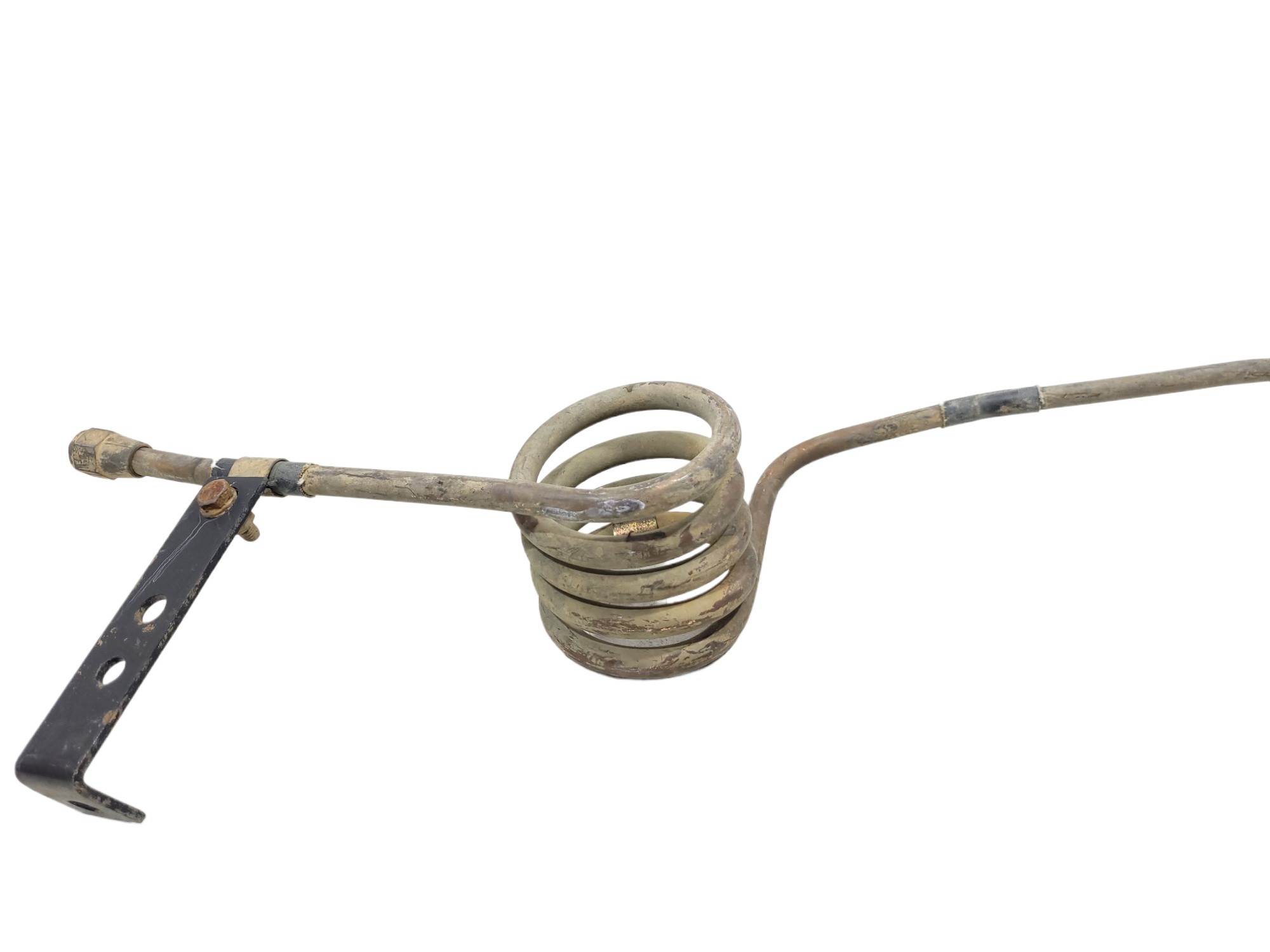 Tubo Aspiral Compressor Ar Cobre Ford Cargo 3