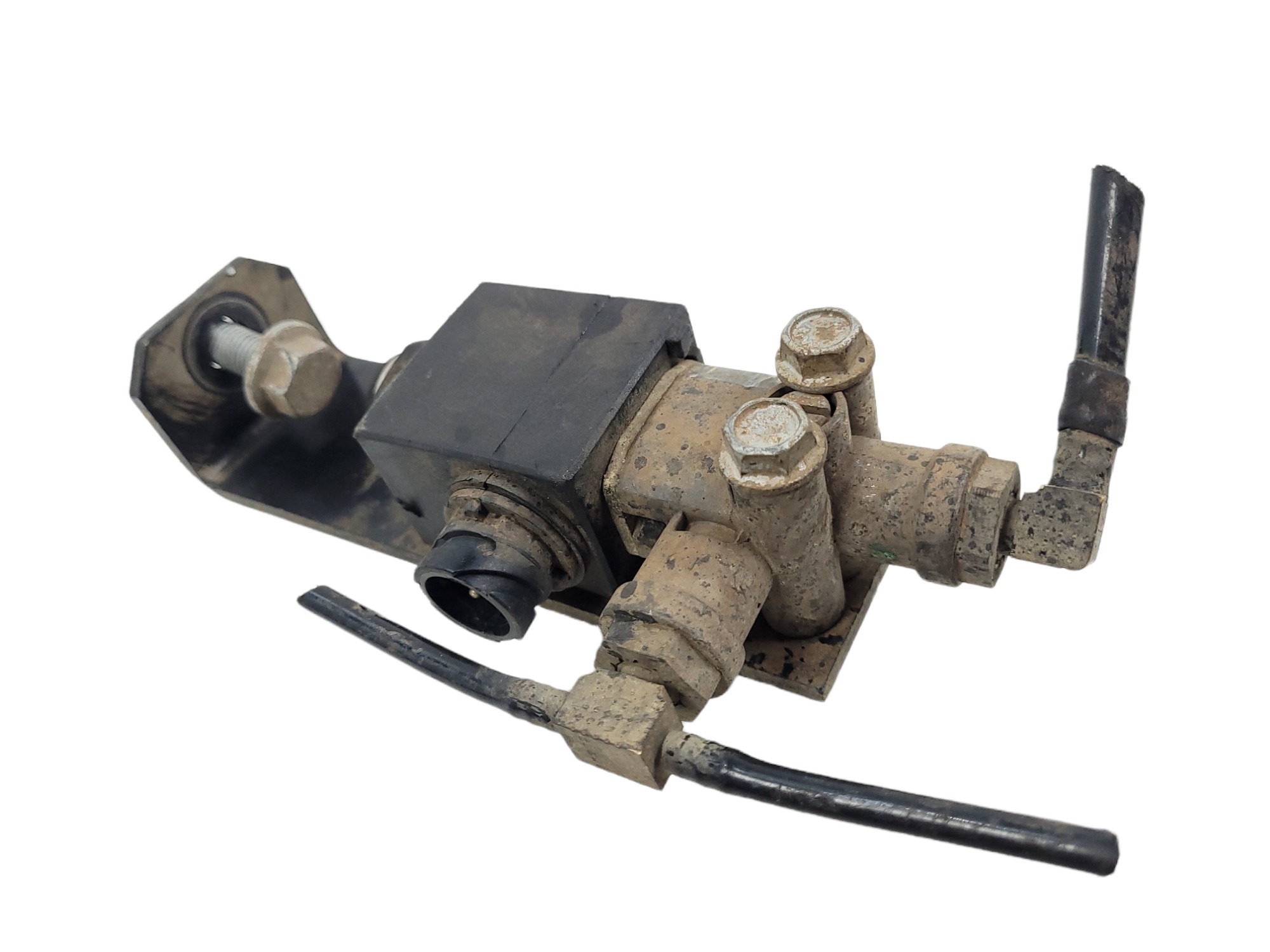 Valvula Solenoide Freio Motor Com Suporte M. Benz Atego Axor- 2