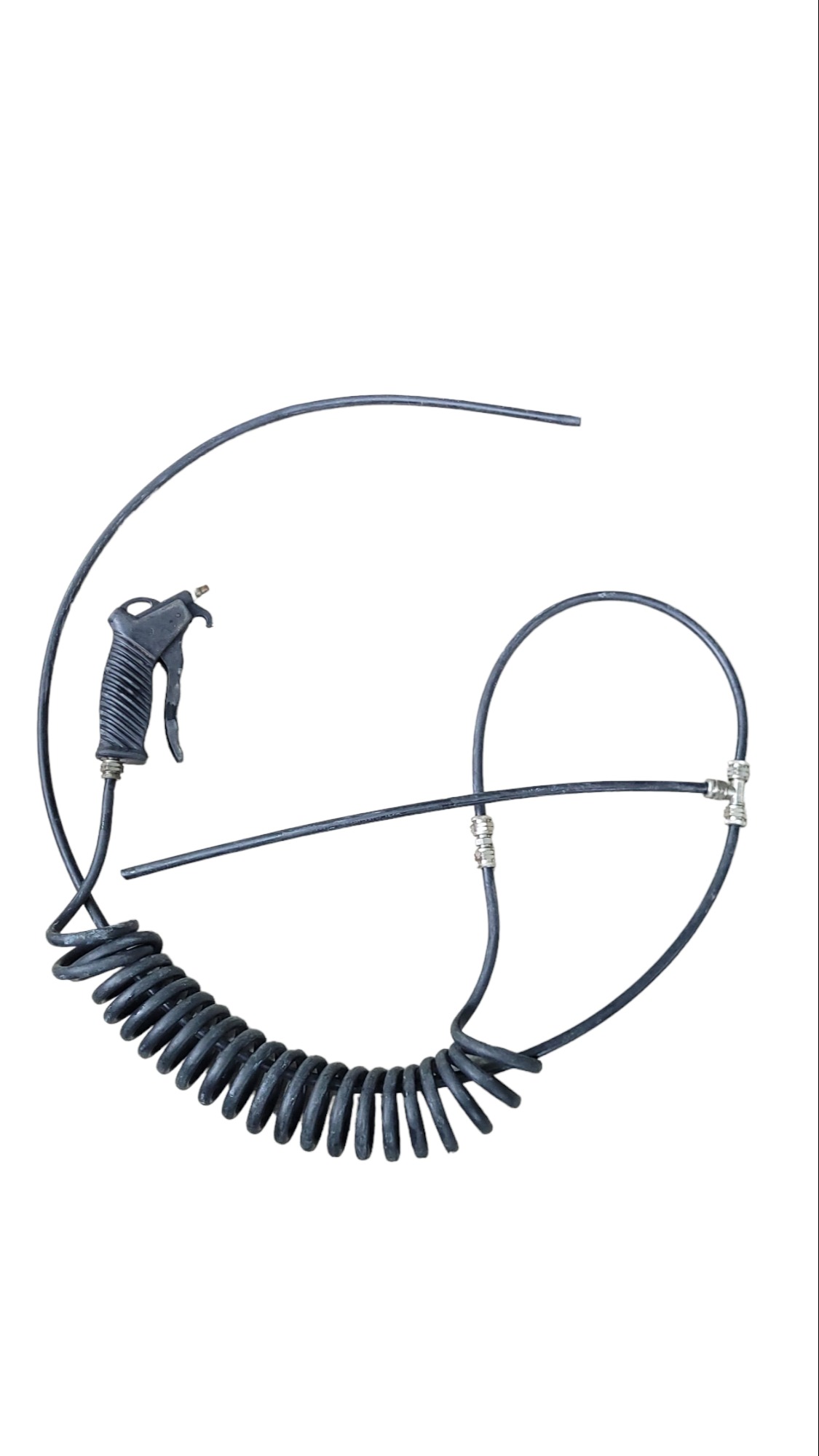 Pistola Ar Mangueira Espiral Limpeza Cabine 3