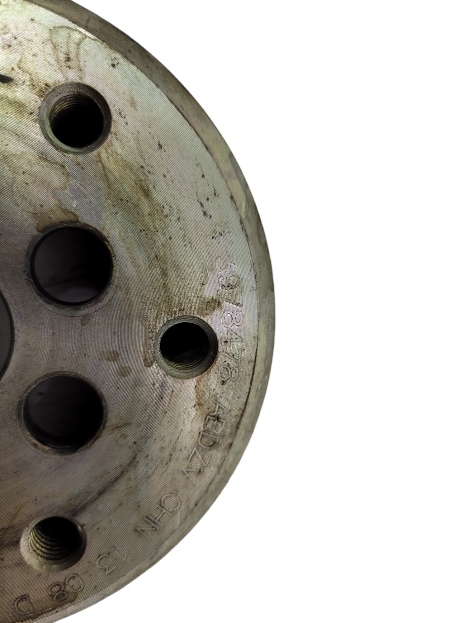 Flange Polia Do Virabrequim Motor Cummins Ford Cargo 3978478 5