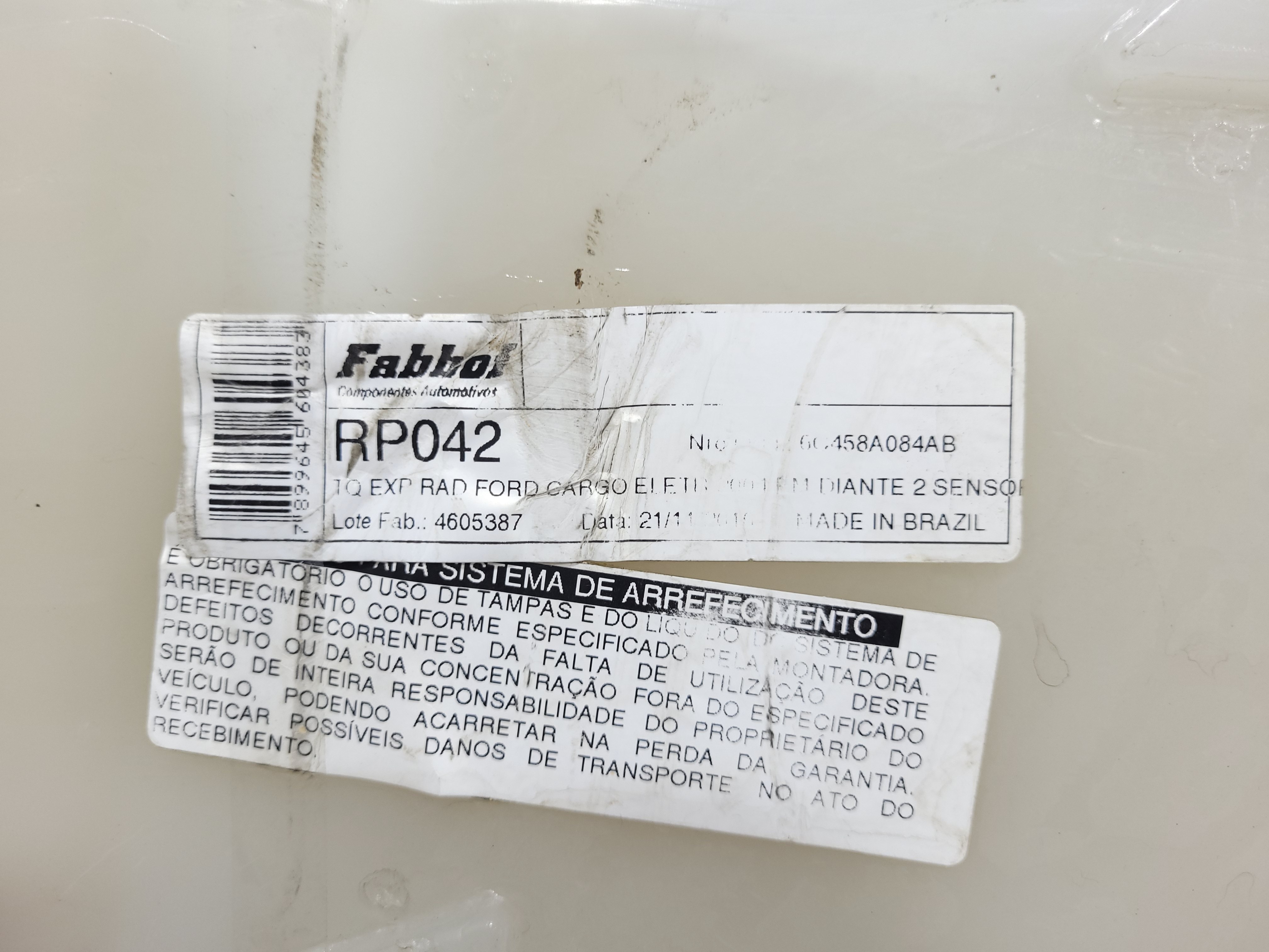 Reservatório Do Radiador Ford Cargo – 6c458a084ab 7