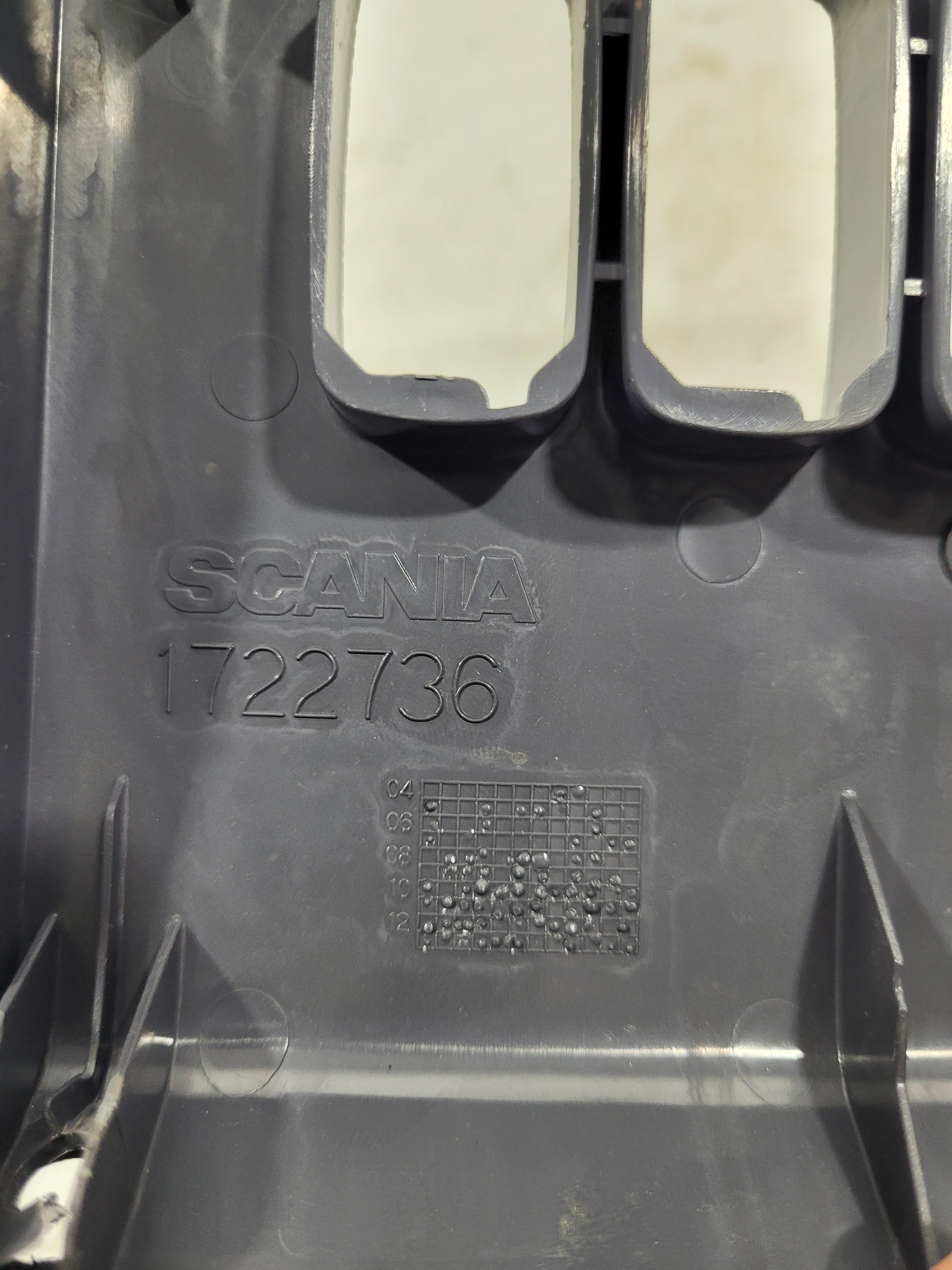 Moldura Botão De Luz Scania 1241722736 2